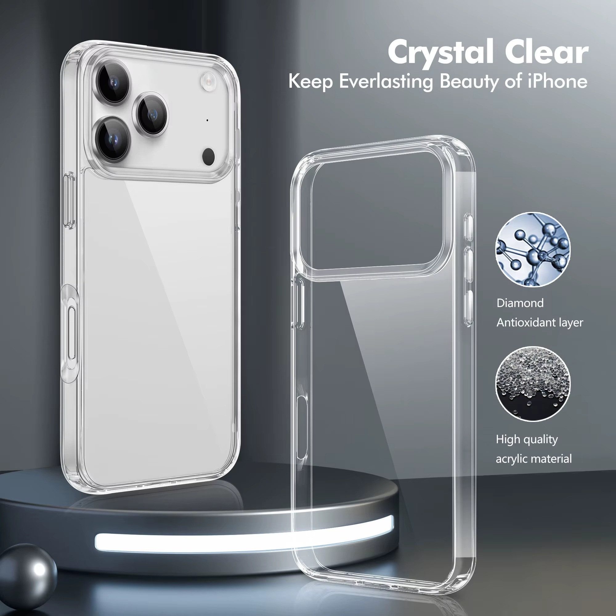 MORRENT Handyhülle SCHUTZ Hülle-set für iPhone 17 pro max mit Schutzglas & Kameraschutz model-abhängig, 5 in 1 komlett schutz set,für ihpone 17,17 pro und 17 pr – Bild 4 von 5