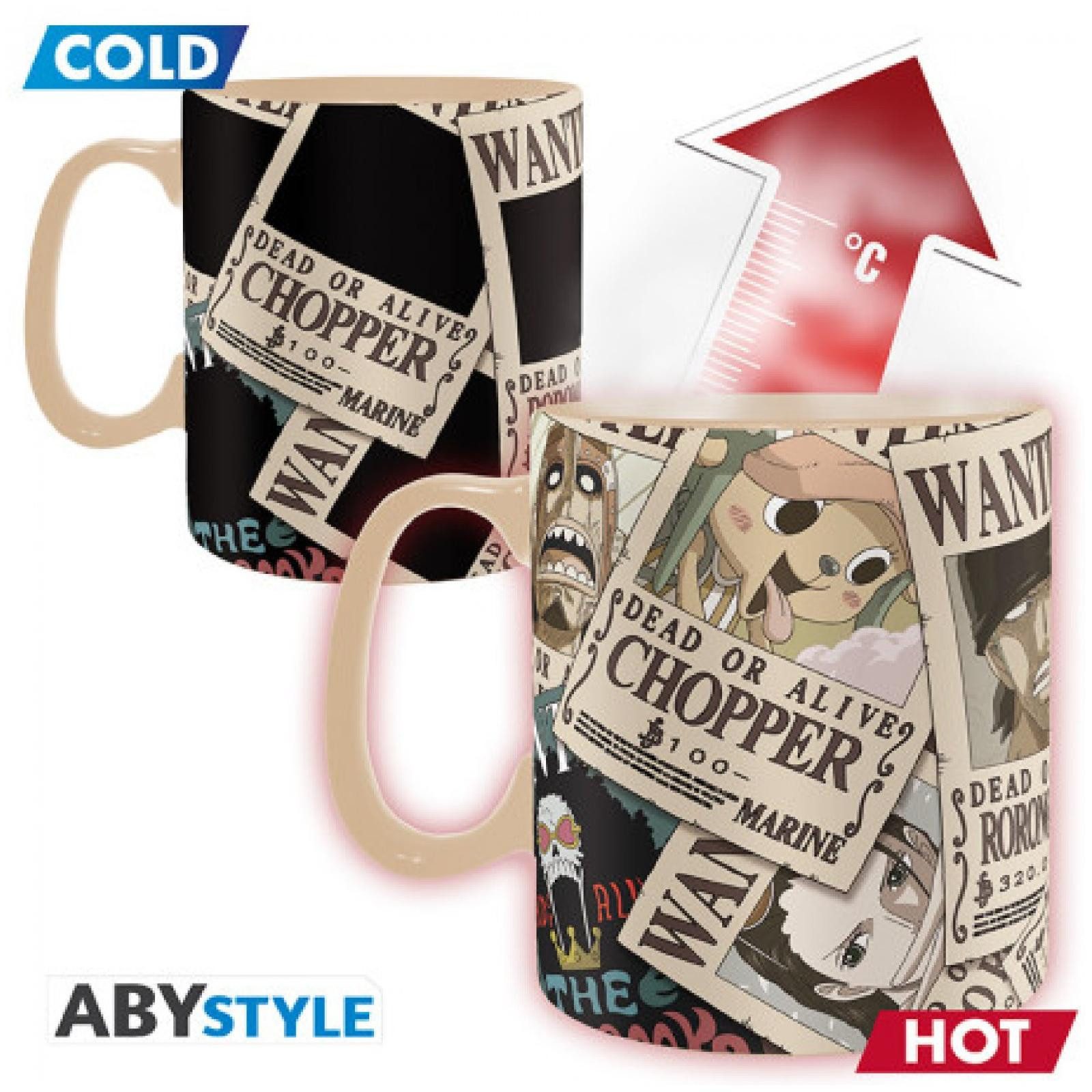 ABYstyle Merchandise-Figur ONE PIECE - Tasse Heat Change - 460 ml - Wanted günstig online kaufen