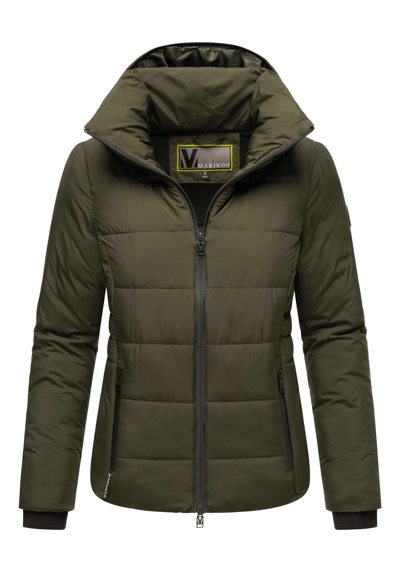 Marikoo Steppjacke Radaa Mit Hohem und gefüttertem Kragen