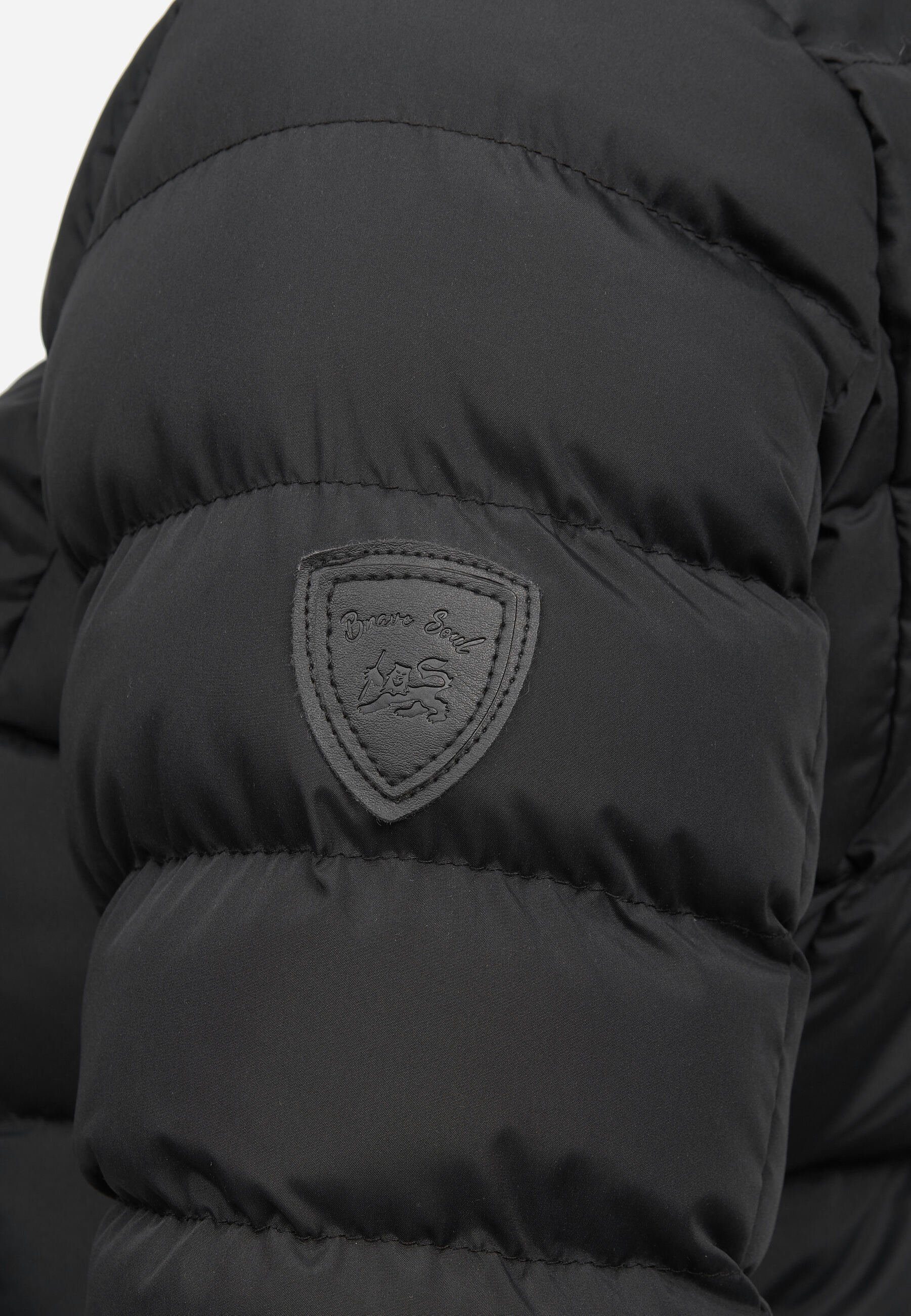 Damen, Knebelknöpfen Brave Pentagon mit schwarz für Winterjacke Soul