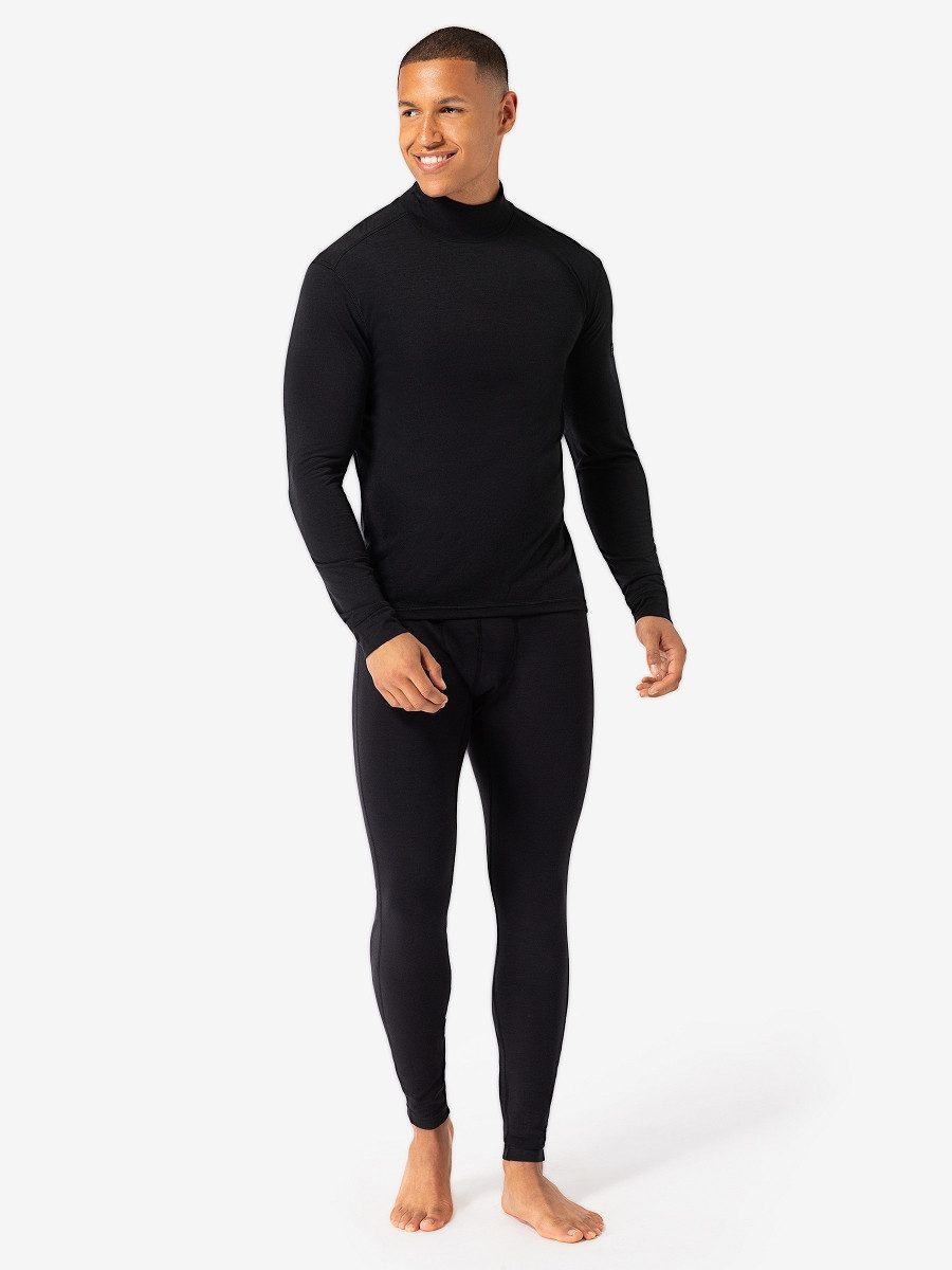 SUPER.NATURAL Langarmshirt für Herren, Merino M TUNDRA175 TURTLENECK mit Stehkragen
