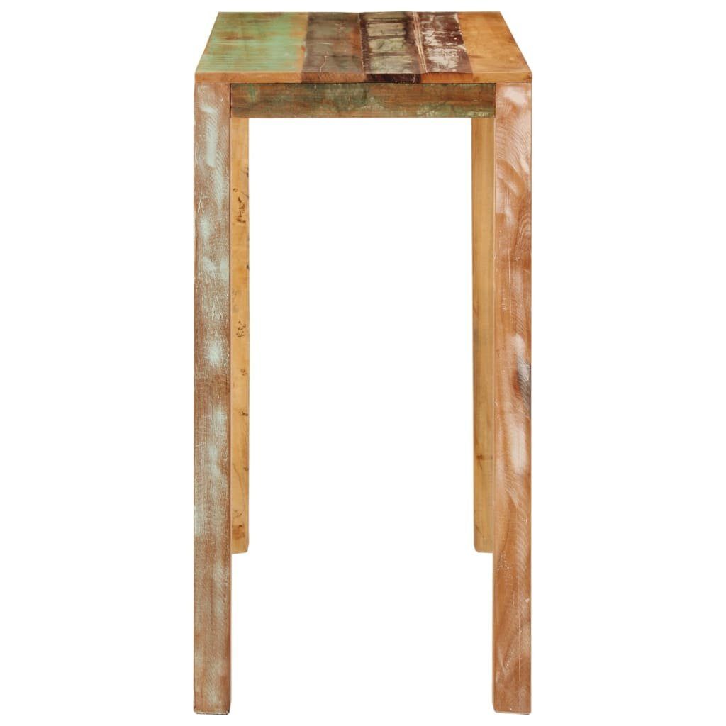 vidaXL Beistelltisch Bartisch 112x55x108 cm Altholz Massiv (1-St)