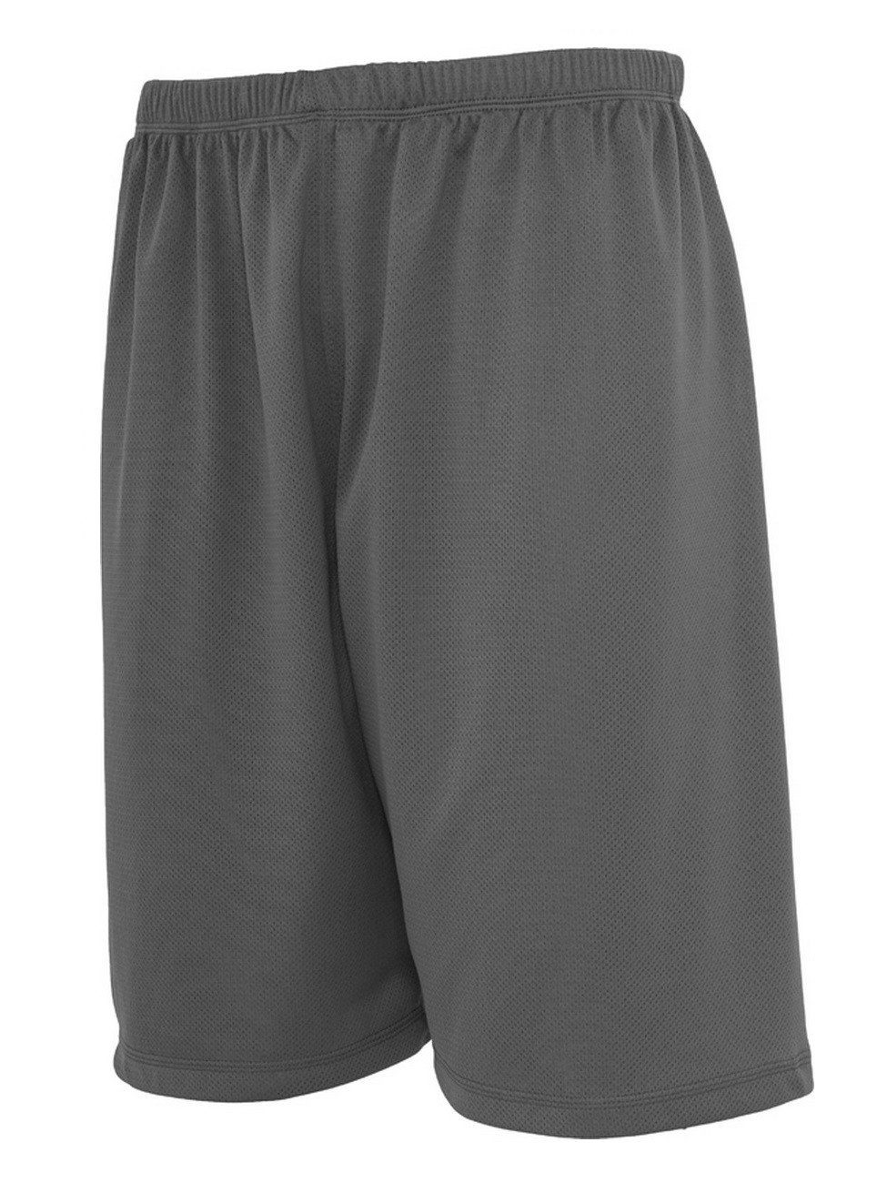 URBAN CLASSICS Shorts Bball Mesh Shorts mit Mesheinlage Grey (00111)
