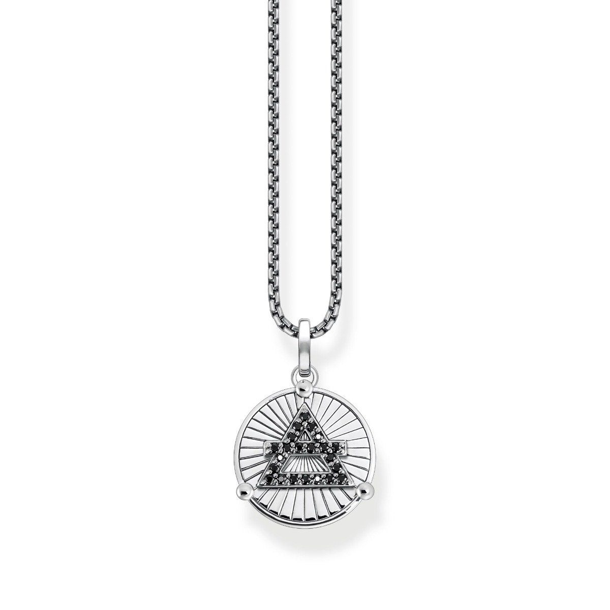THOMAS SABO Kette mit Anhänger KE2149-643-11 Halskette mit Anhänger Herren  Elements of Nature Silber