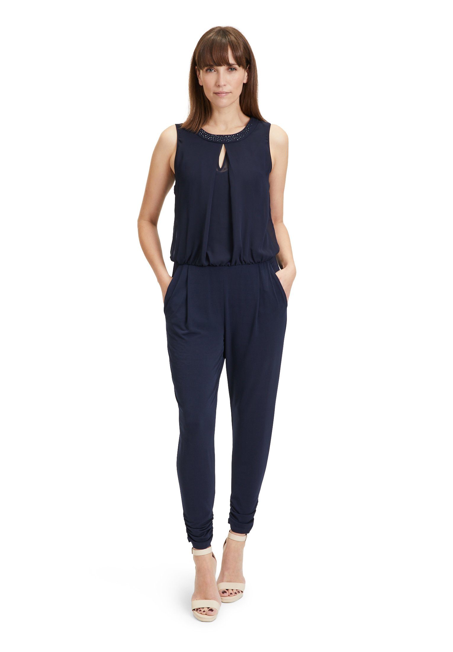 Vera Mont Jumpsuit mit Cut-Outs (1-tlg) Cut-Outs Night Sky