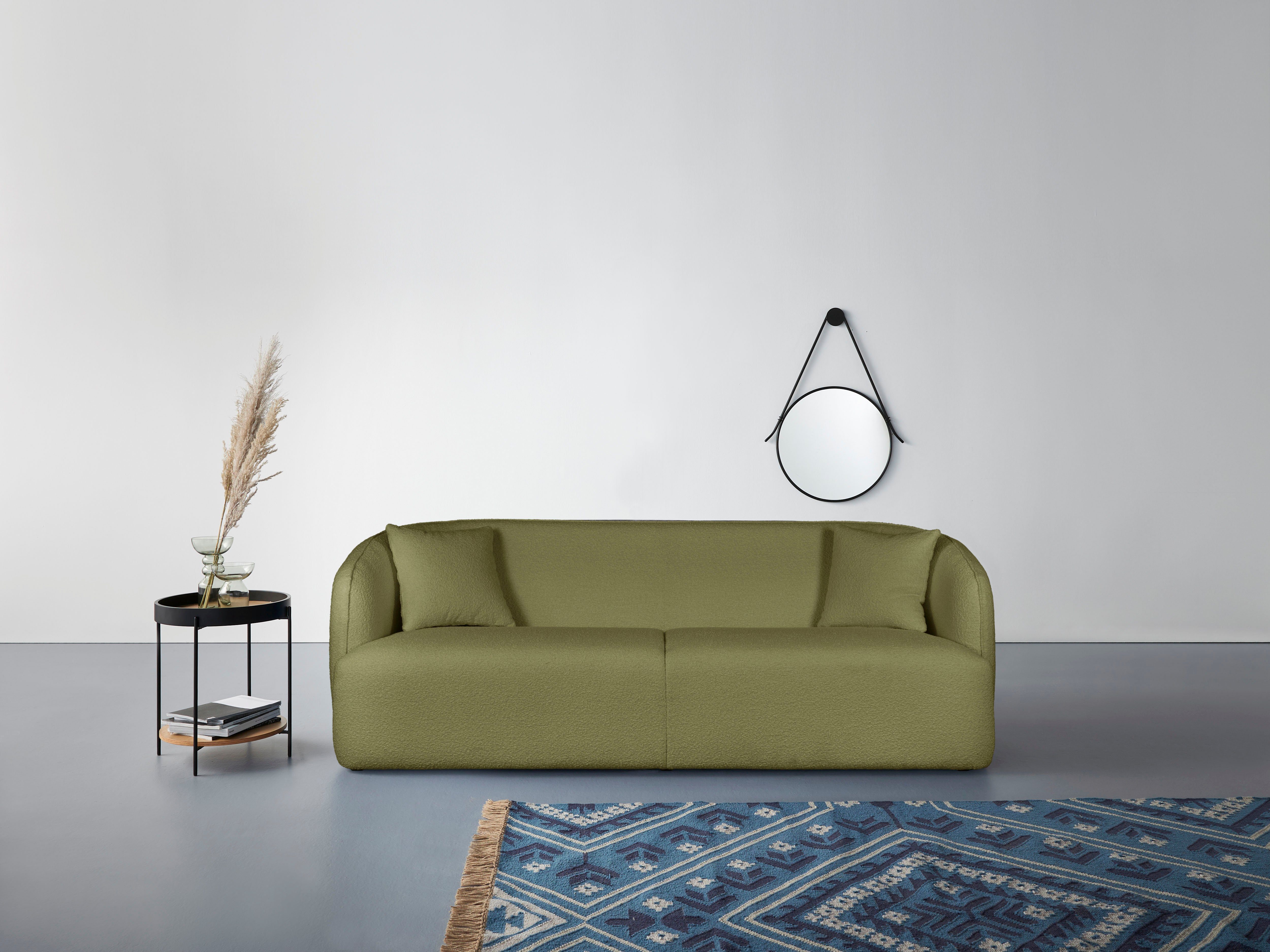 andas 3-Sitzer "Knautschzone" auch mit Bouclé-Bezug günstig online kaufen