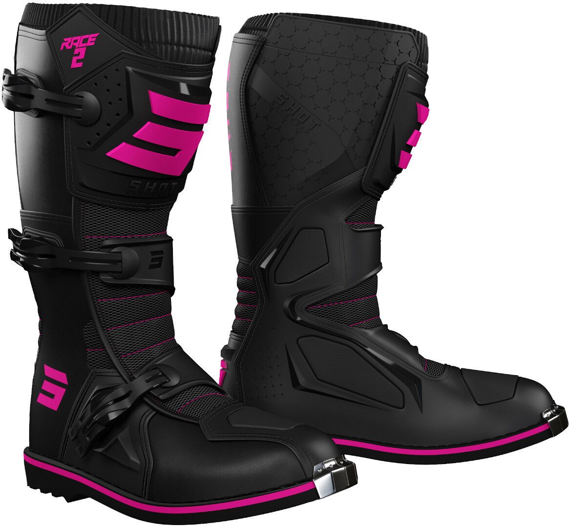 Shot Race 2 Kinder Motocross Stiefel Motorradstiefel Atmungsaktiv