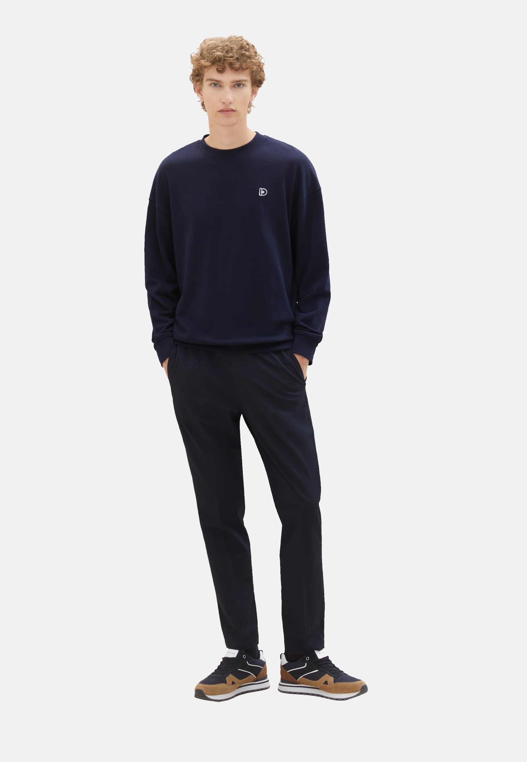 TOM TAILOR Chinohose Chino Hose lange Chino Relaxed Fit (1-tlg)