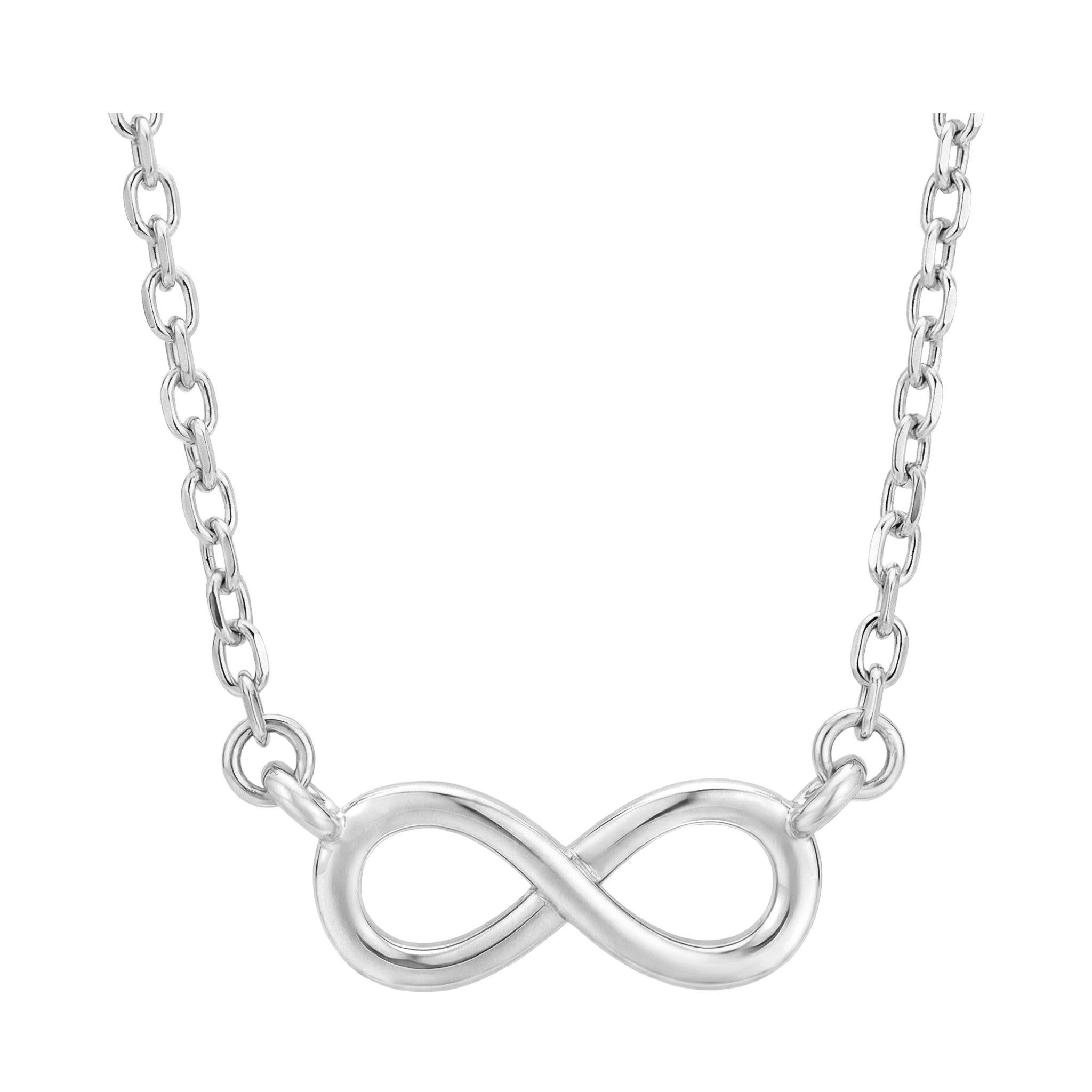 Sofia Milani Kette mit Anhänger Unendlich, 925 Silber Damen Schmuck - N0756