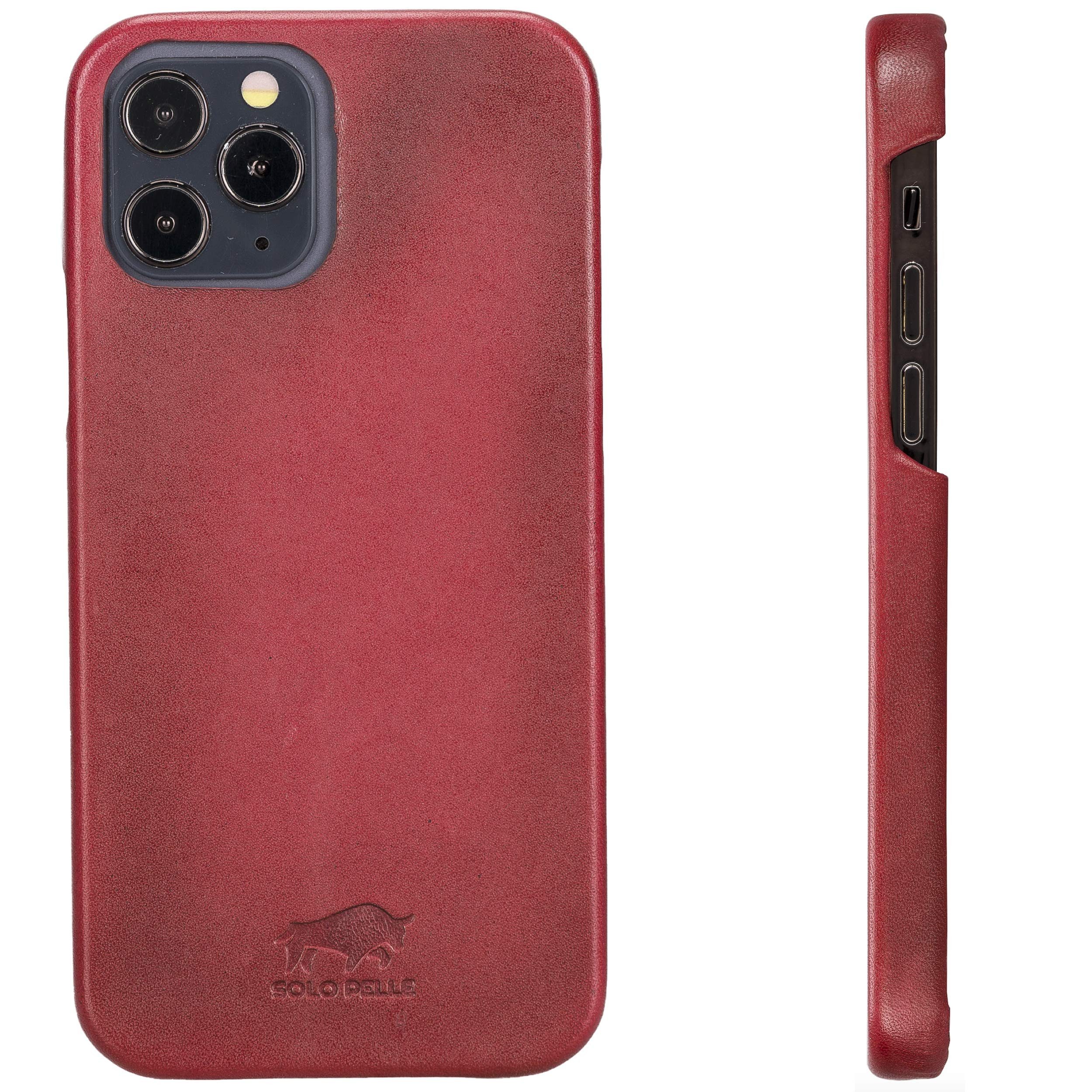 Solo Pelle Smartphonetasche Lederhülle für iPhone 12 Pro Max 6.7 Zoll Princeton Case Ledertasche