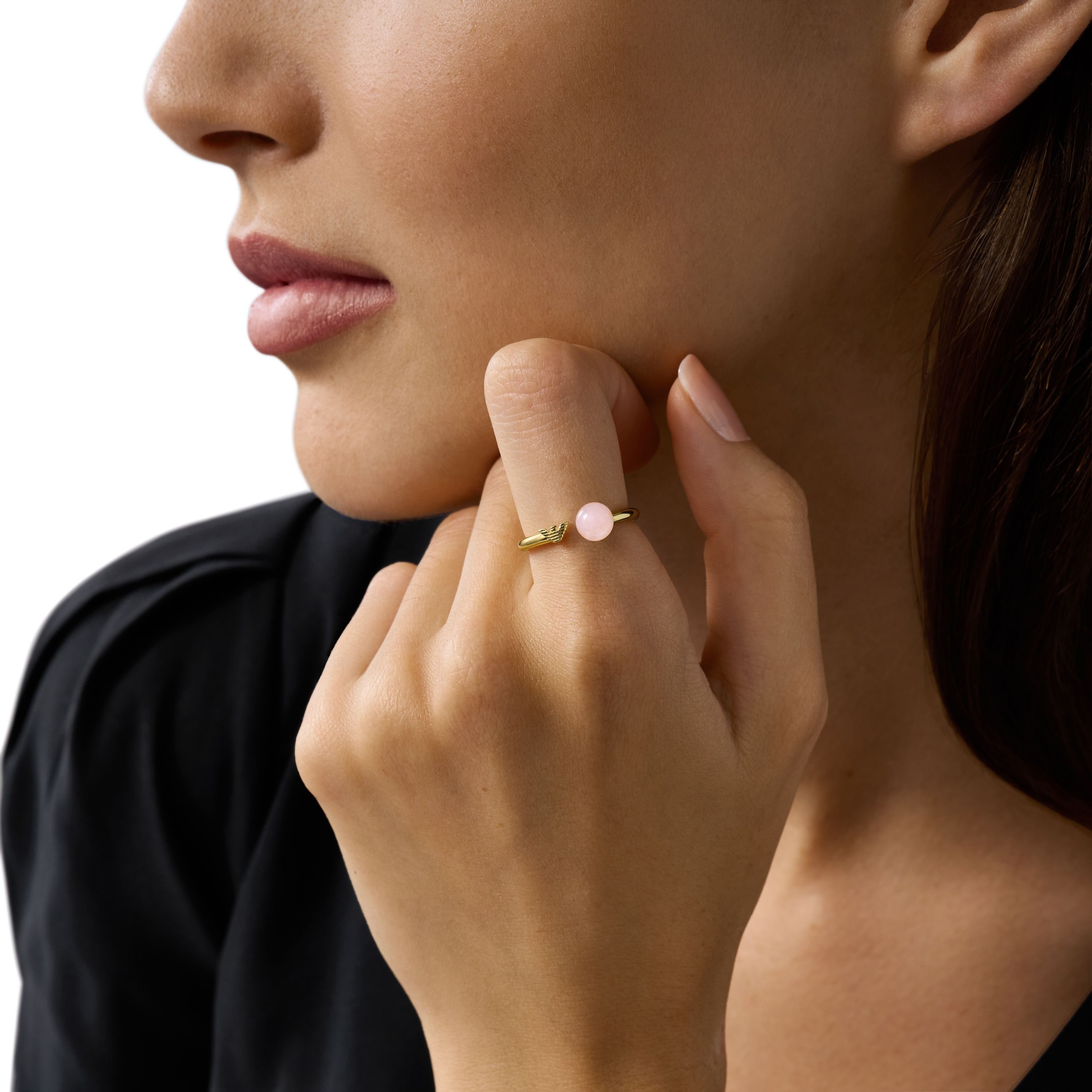 Emporio Armani Fingerring Schmuck Geschenk Metall Ring, mit Quarz