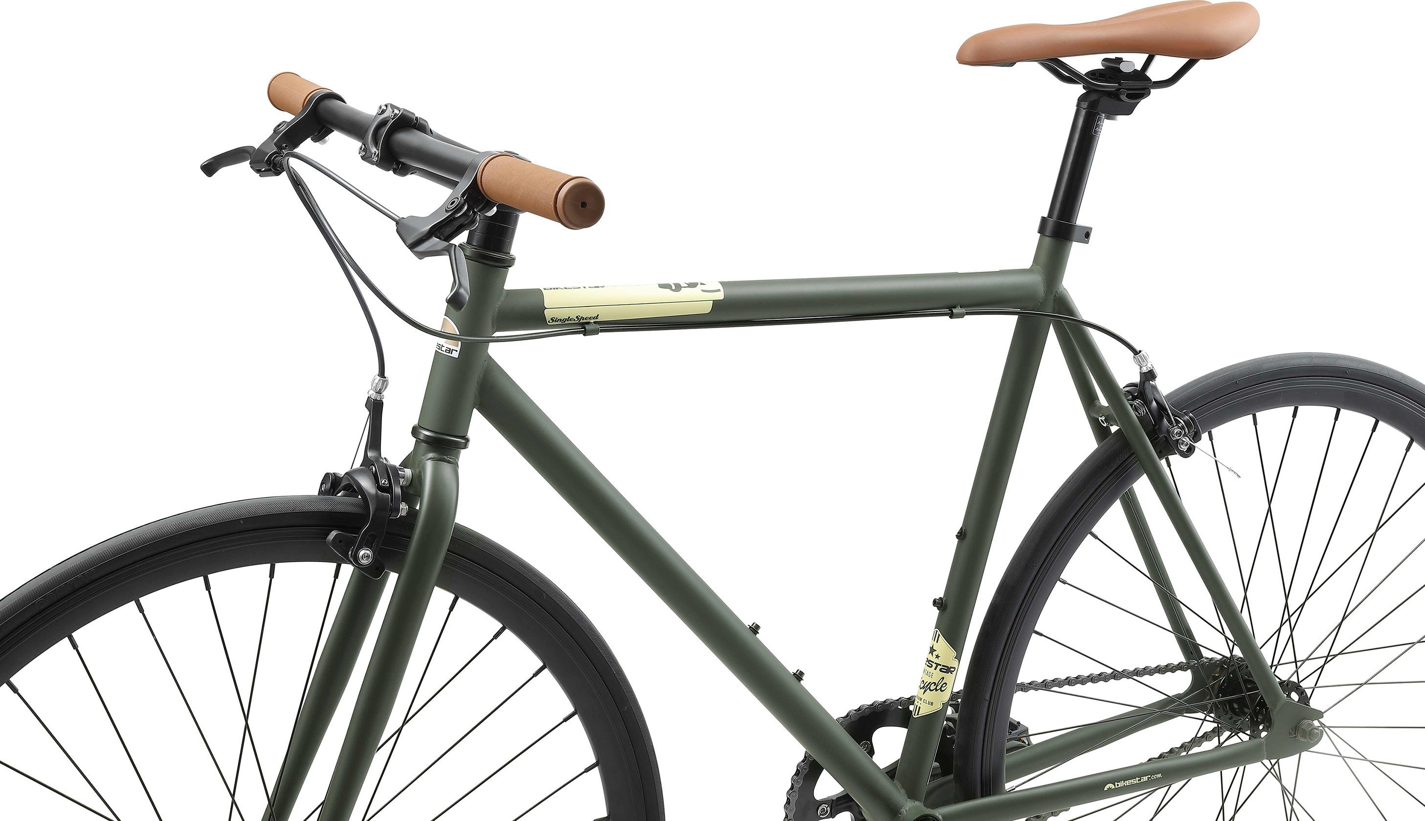 Bikestar Singlespeed, 1-speed Shimano, for men and women