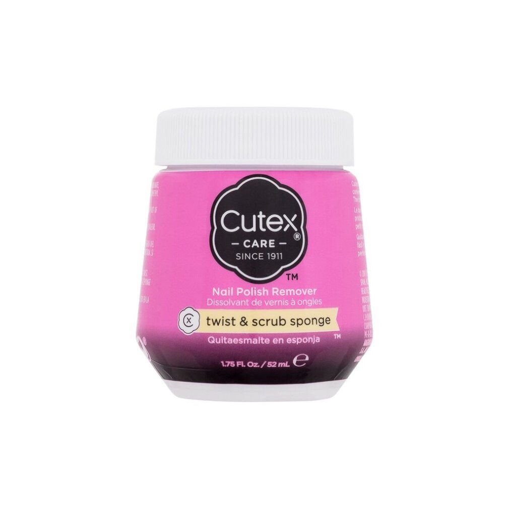 CUTEX Nagellackentferner SPONGE POLISH REMOVER twist & scrub 52ml