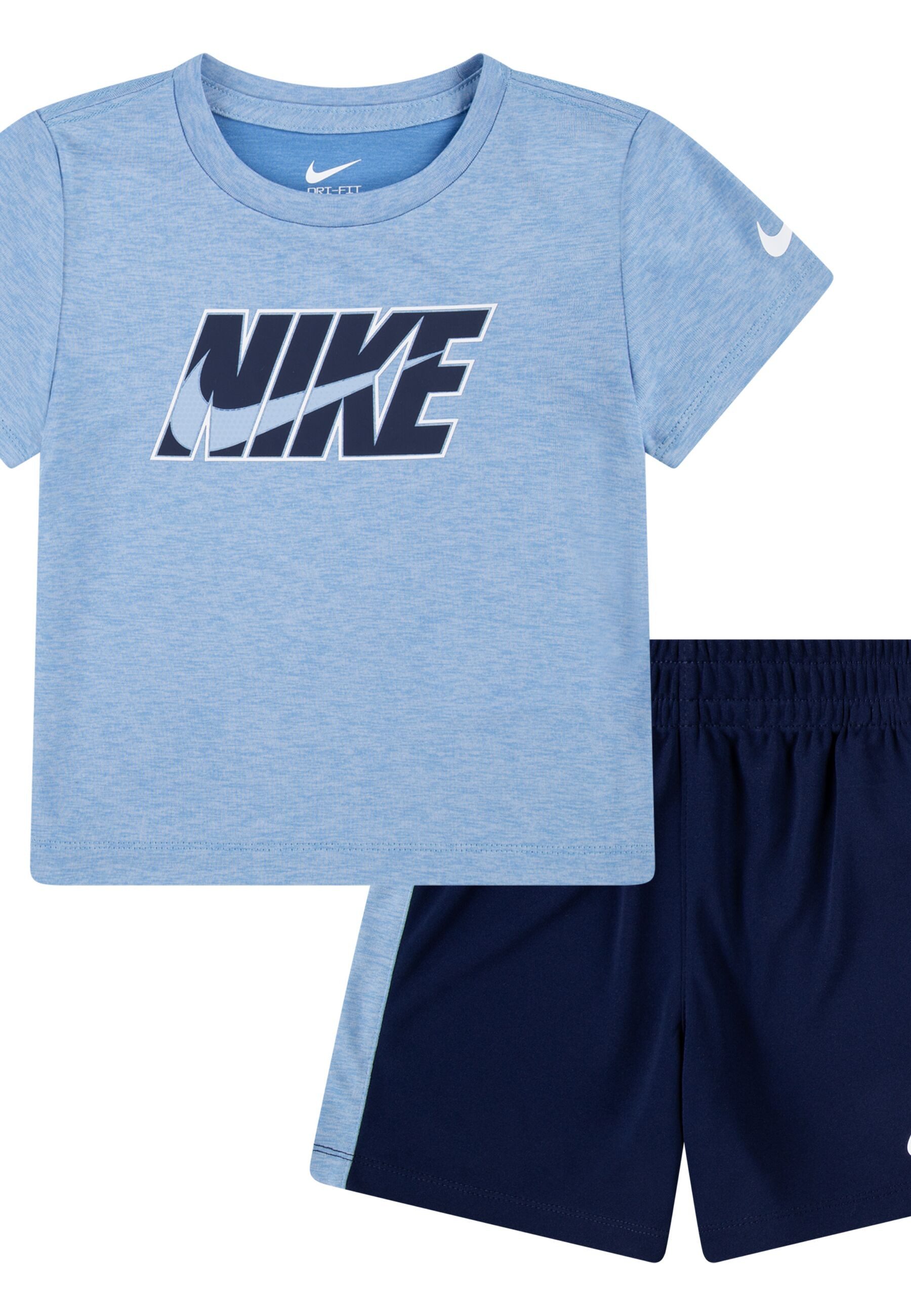 Nike Sportswear T-Shirt & Shorts B NK DROPSET SS TEE SHORT SET (2-tlg) für Kinder