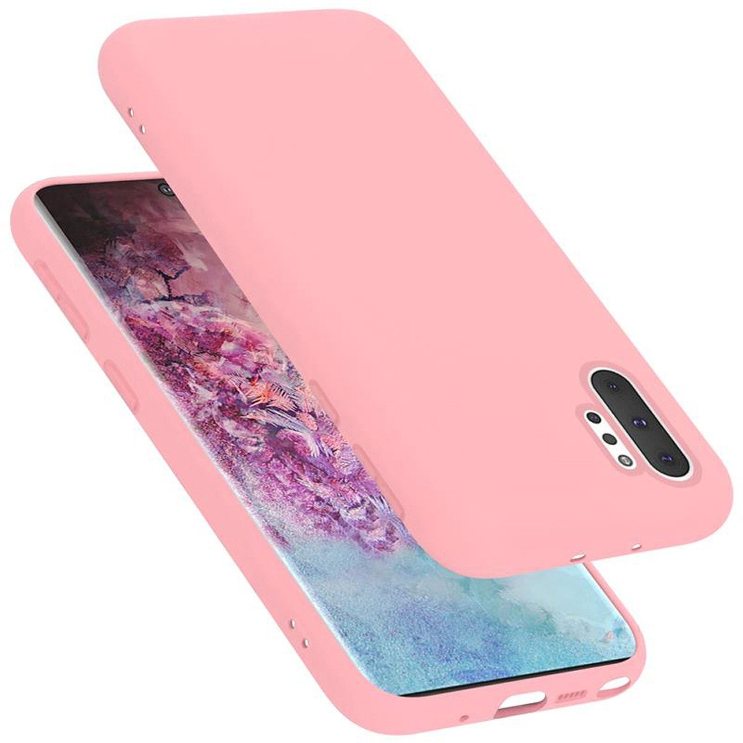 Cadorabo Handyhülle für Samsung Galaxy NOTE 10 PLUS Hülle Samsung Galaxy NOTE 10 PLUS, Flexible Hülle TPU Silikon Schutzhülle Back Cover Case