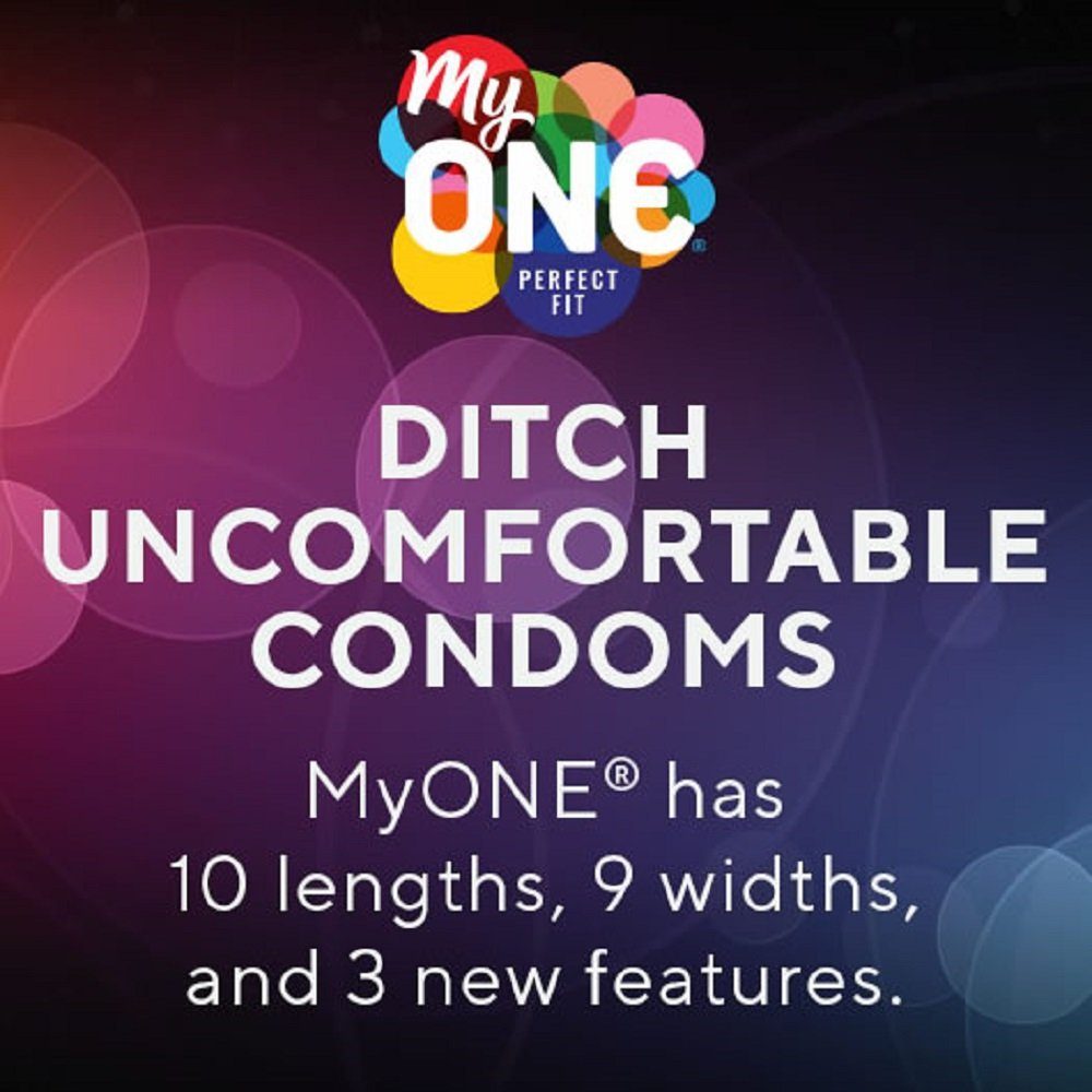 MyOne Kondome MyOne Abrollen Größe Fit» nominale «Perfect 49mm Tragekomfort erhöhter ideale Breite & leichtes B77, 6 Größe: Maßkondome, St., durch