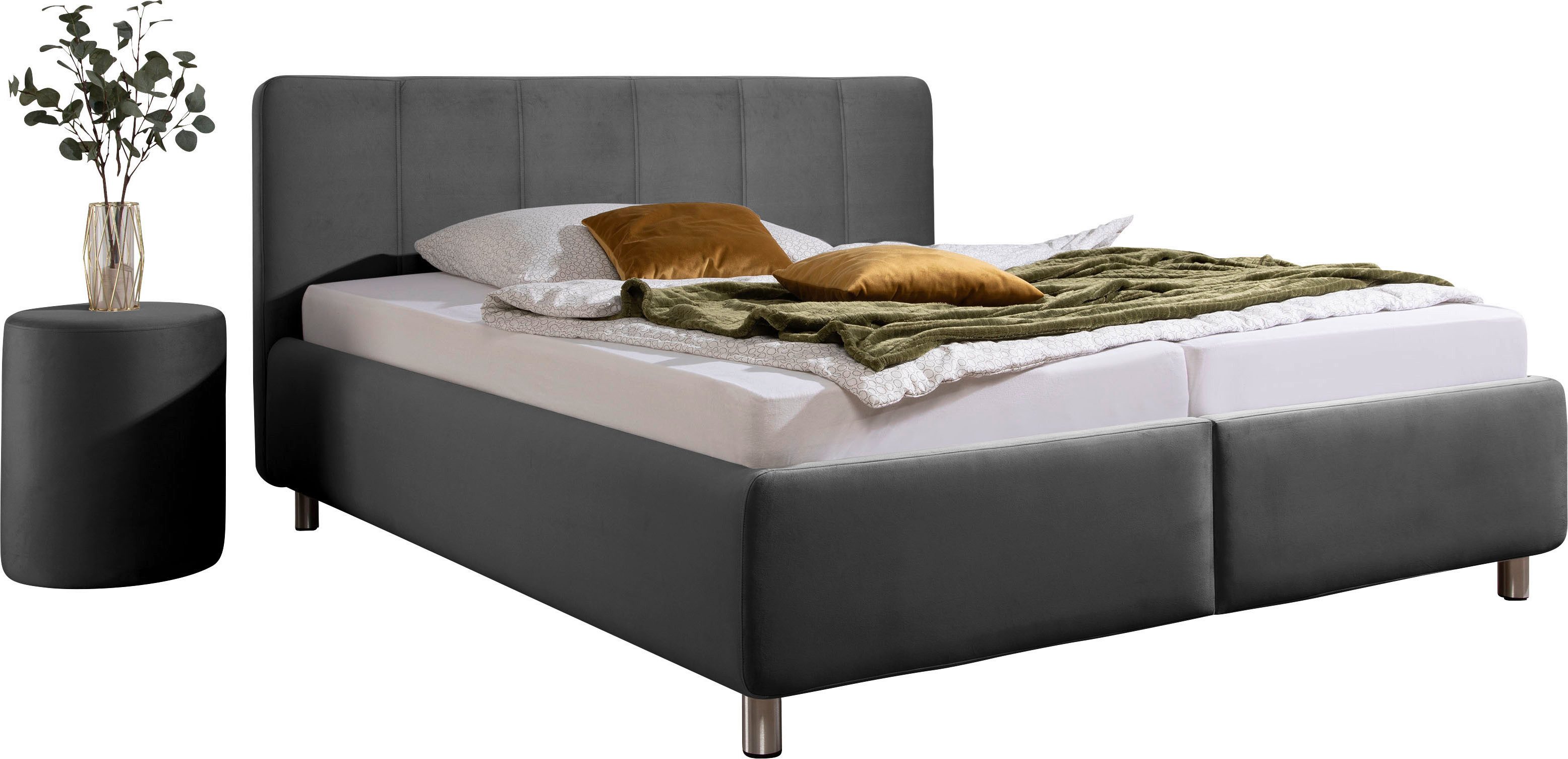 Maintal Polsterbett Wiesenblick, in Samt &Struktur günstig online kaufen