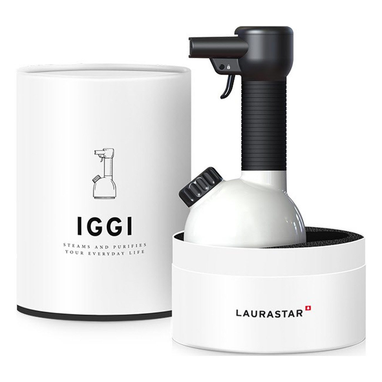 LAURASTAR Dampfbürste IGGI, 850 W, Kompaktes Design ideal zum Mitnehmen