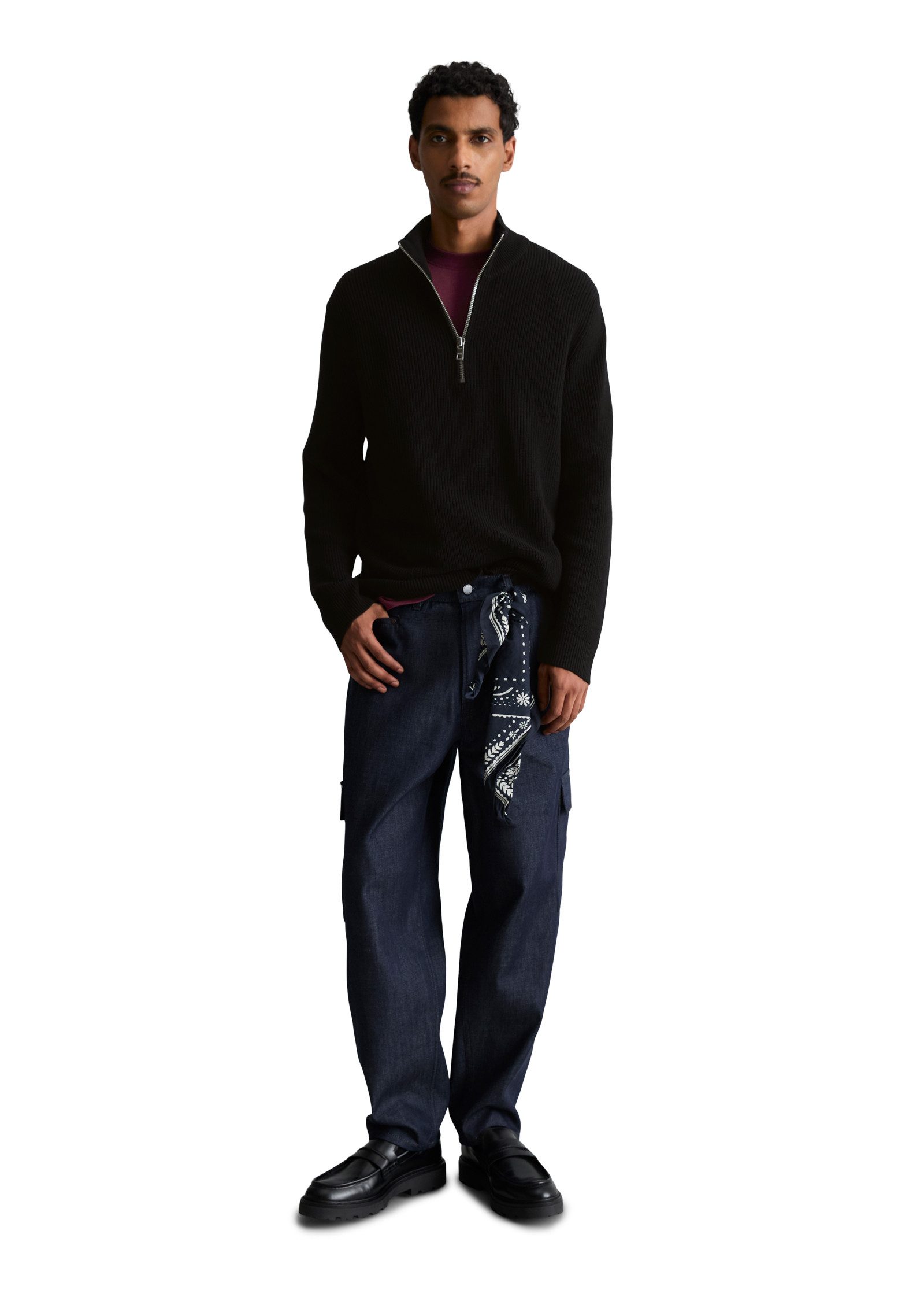 Marc O'Polo DENIM Troyer relaxed fit aus reiner Bio-Baumwolle – Bild 5 von 5