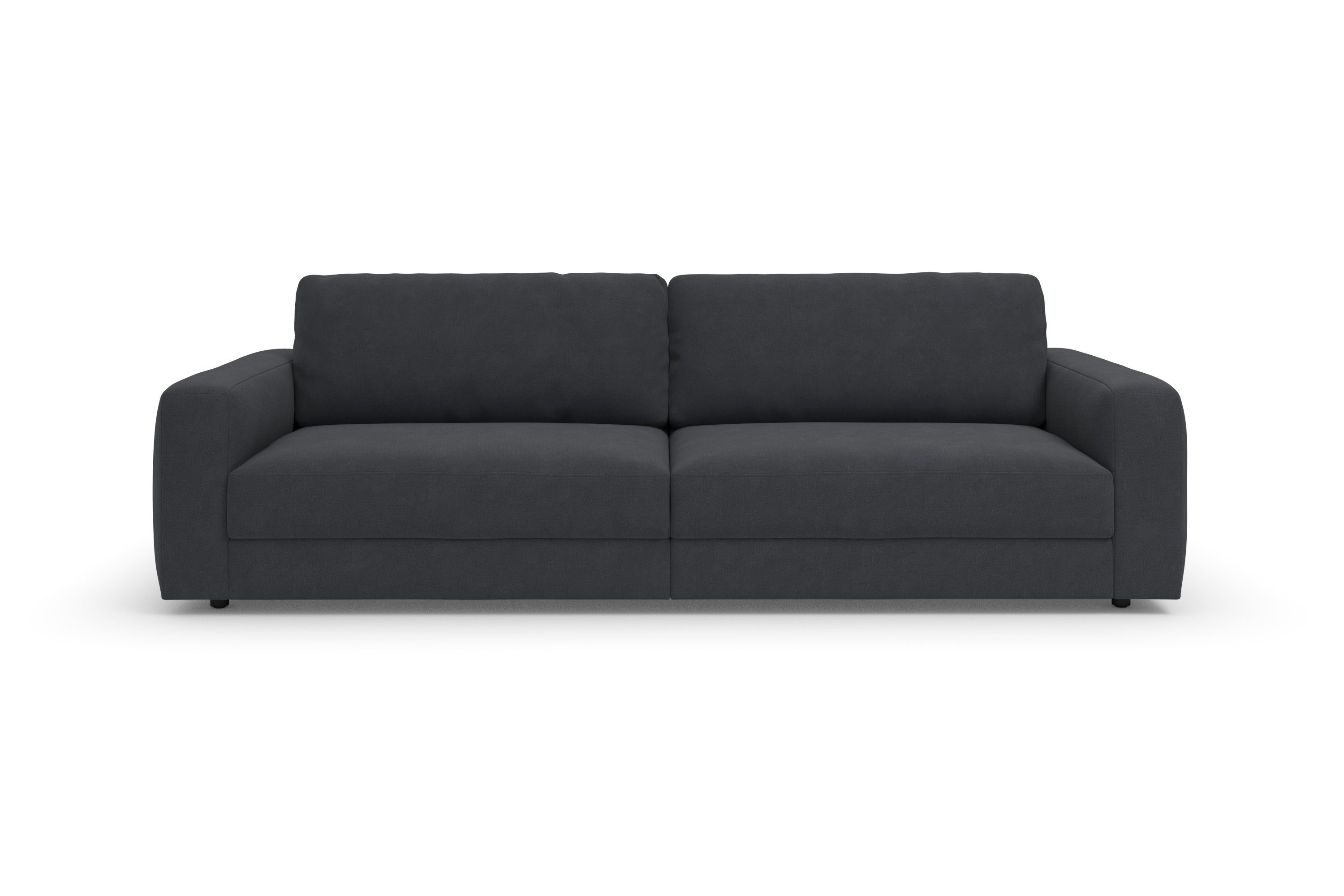 TRENDMANUFAKTUR Big-Sofa Bourbon, Designsofa, Mega Sofa mit tollem Sitzkomfort, Breite 264cm, mit extra hohem Sitzkomfort, in trendigem Cord Bezug erhältlich