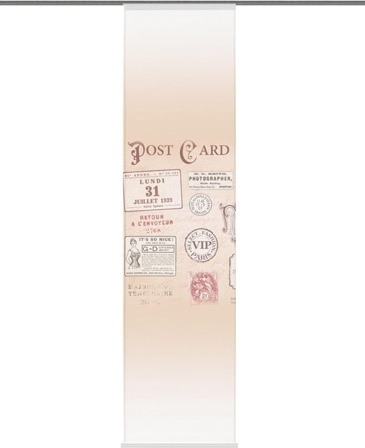 Clever-Kauf-24 Schiebegardine Schiebegardine Leicester 60x245cm, Paneelwagen, transparent, Store