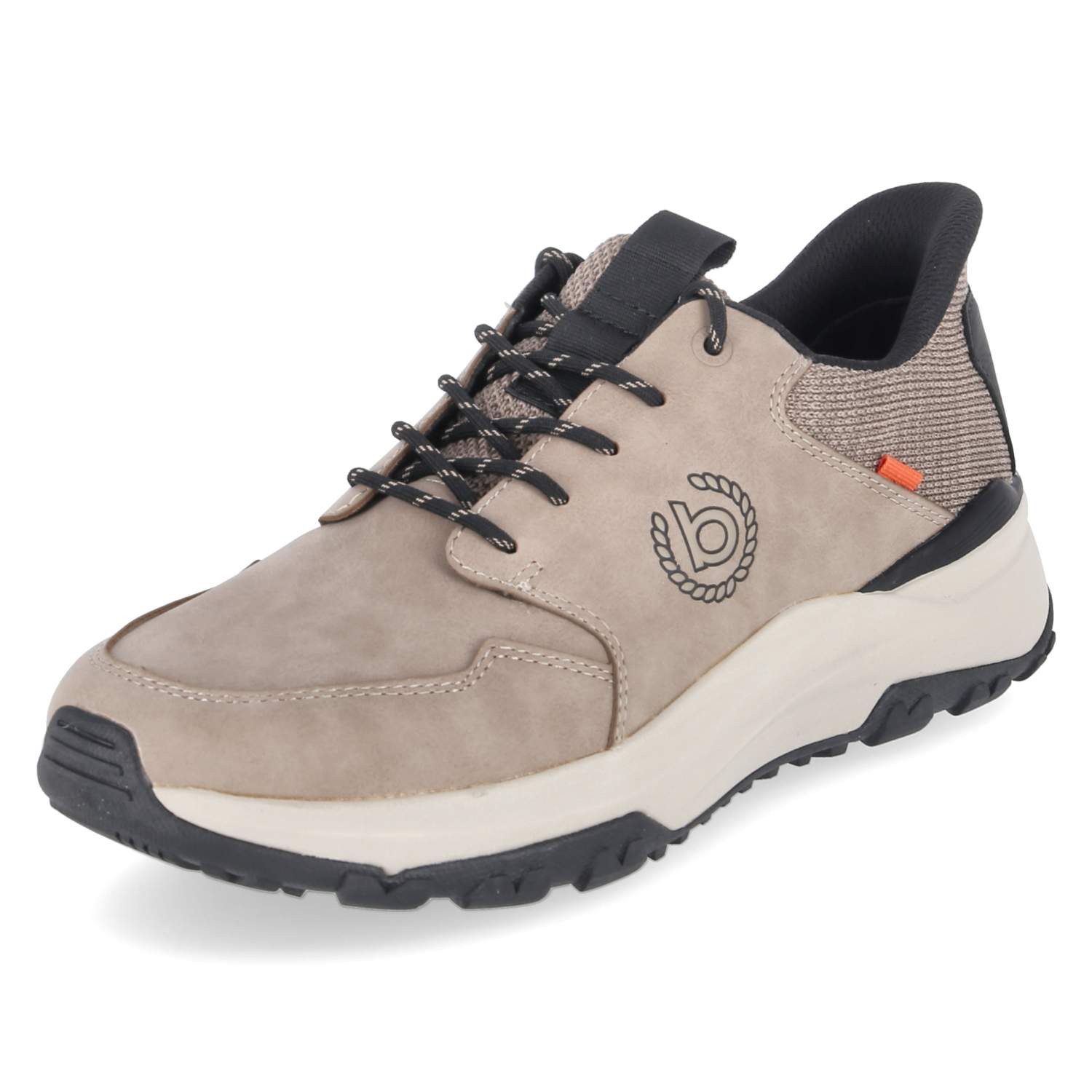 bugatti Bugatti 322AVL025500-5200 Herren Textil & Synthetik beige Schnürschuh