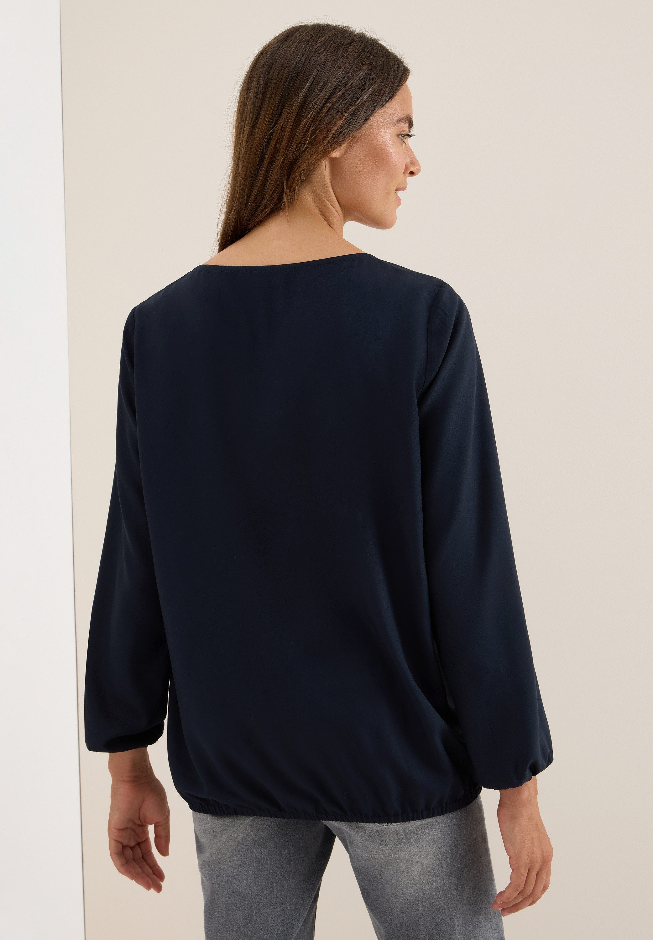 CECIL Langarmbluse aus softer Viskose günstig online kaufen