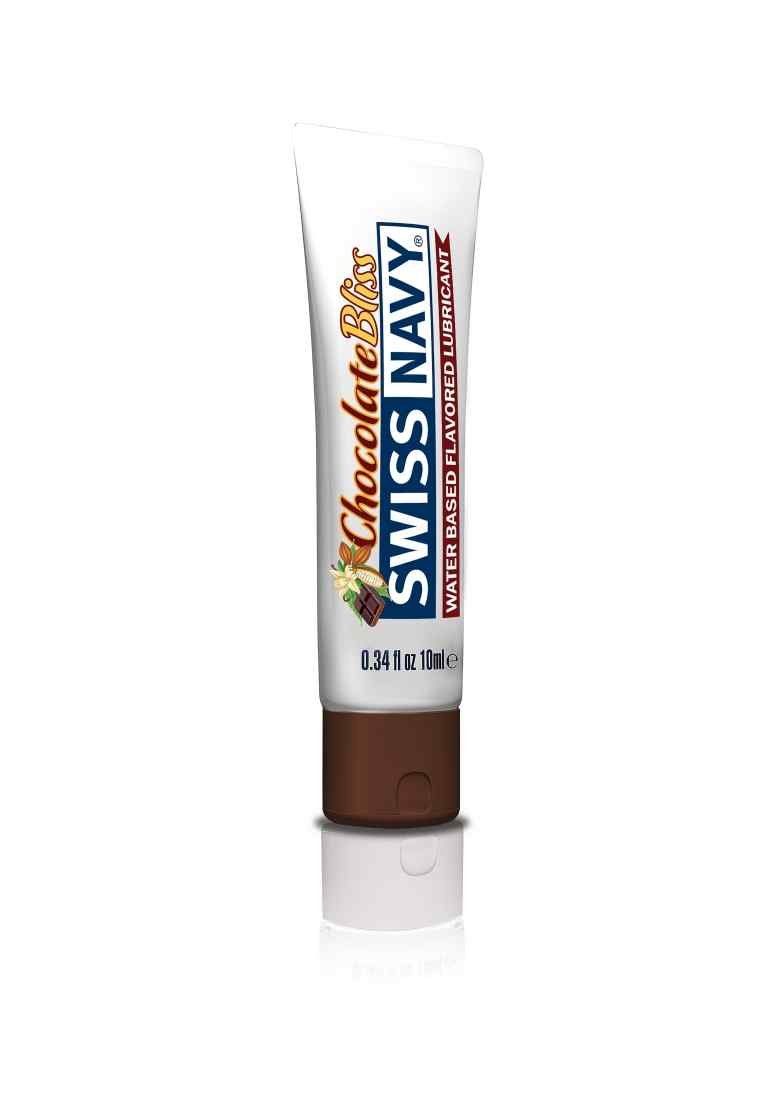 SWISS Chocolate Bliss-Geschmack Navy Mit Swiss NAVY Gleitgel 10ml Gleitmittel