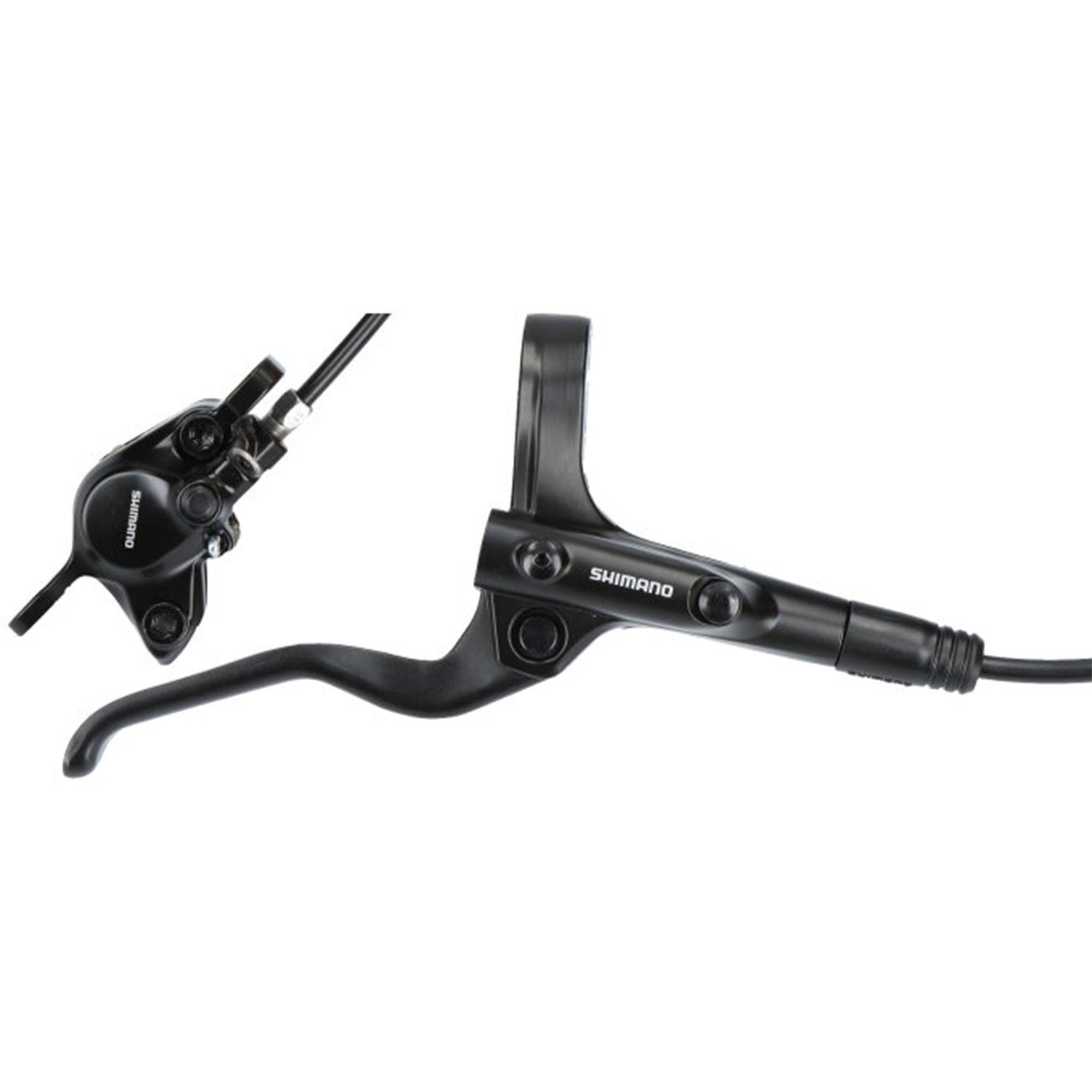 Shimano Scheibenbremse MT201 / MT200 (hinten, 1-St), Bremse Fahrrad hydraulische Scheibenbremse Bremshebel Fahrradbremse