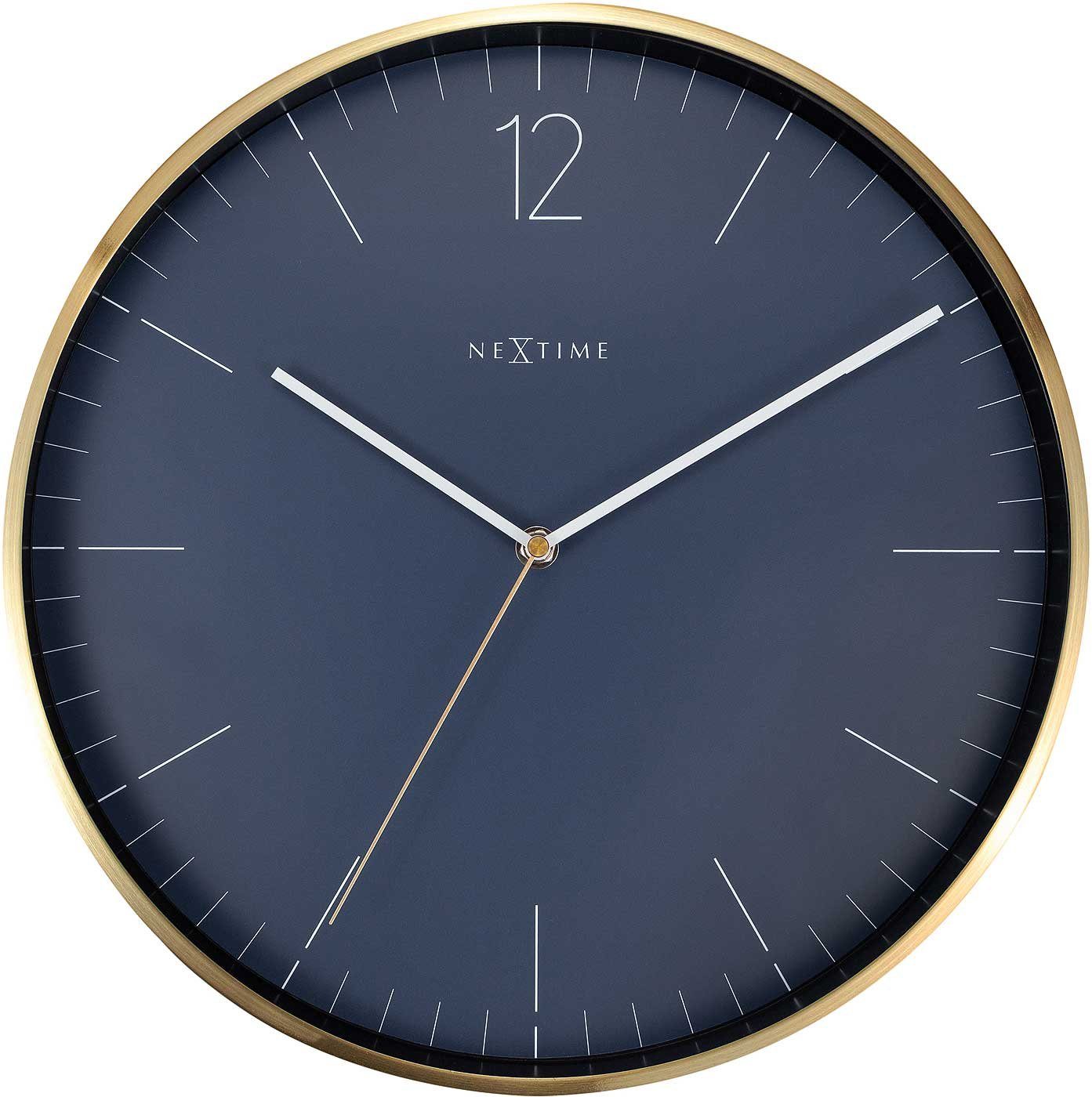 NEXTIME Wanduhr 3252BL