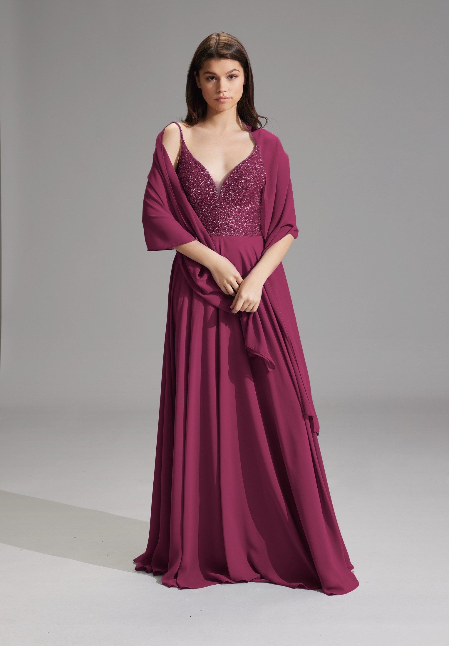 Schal - Stola aus Chiffon