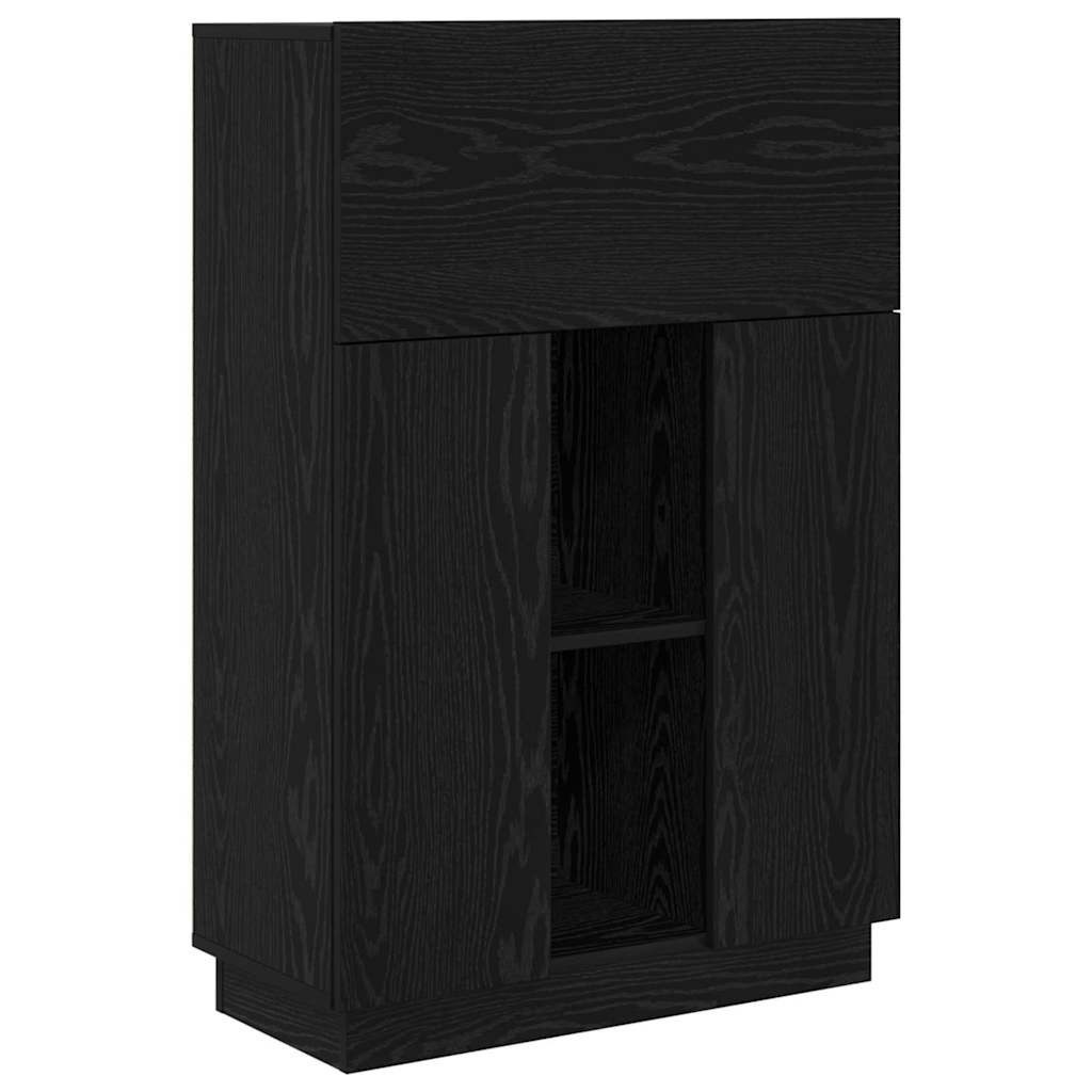 vidaXL Schreibtisch Schreibtisch mit Regal Schwarze günstig online kaufen