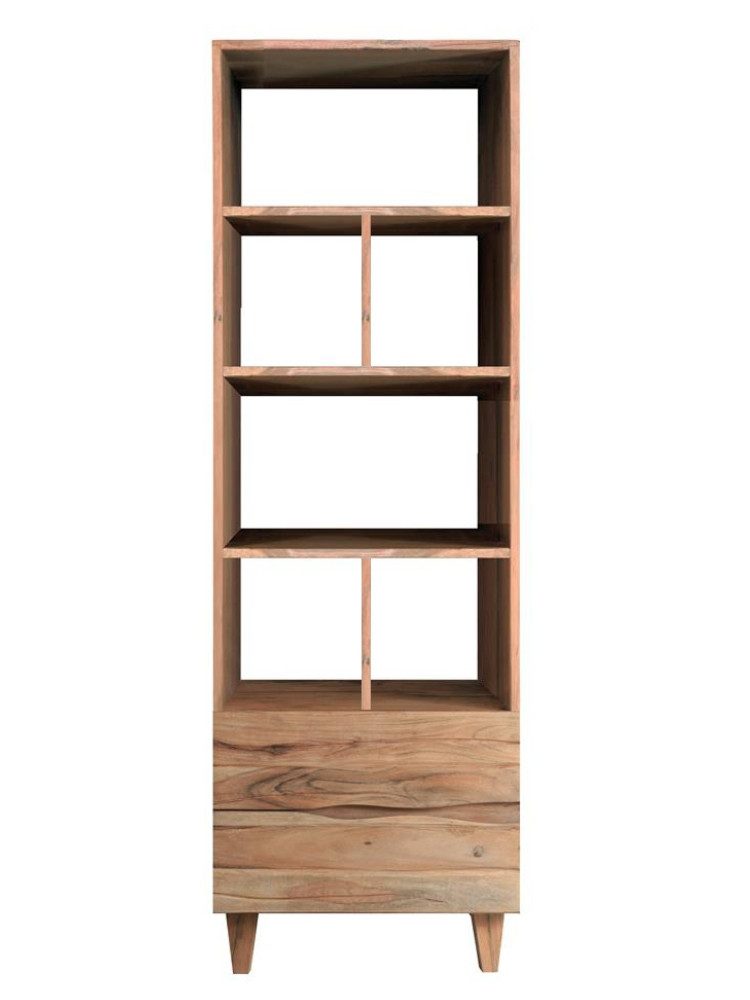 WOLF MÖBEL Ablageregal LIVE Regal mit 2 Schubladen / 6 Fächer, 58x40x177, LIVE Regal mit 2 Schubladen / 6 Fächer