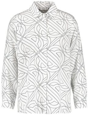 GERRY WEBER Langarmbluse Bluse mit Logoprint EcoVero