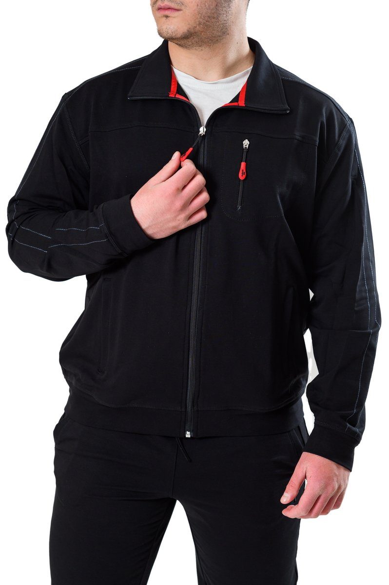 Authentic Klein Sweatjacke Herren Jerseyjacke Baumwollmischgewebe günstig online kaufen