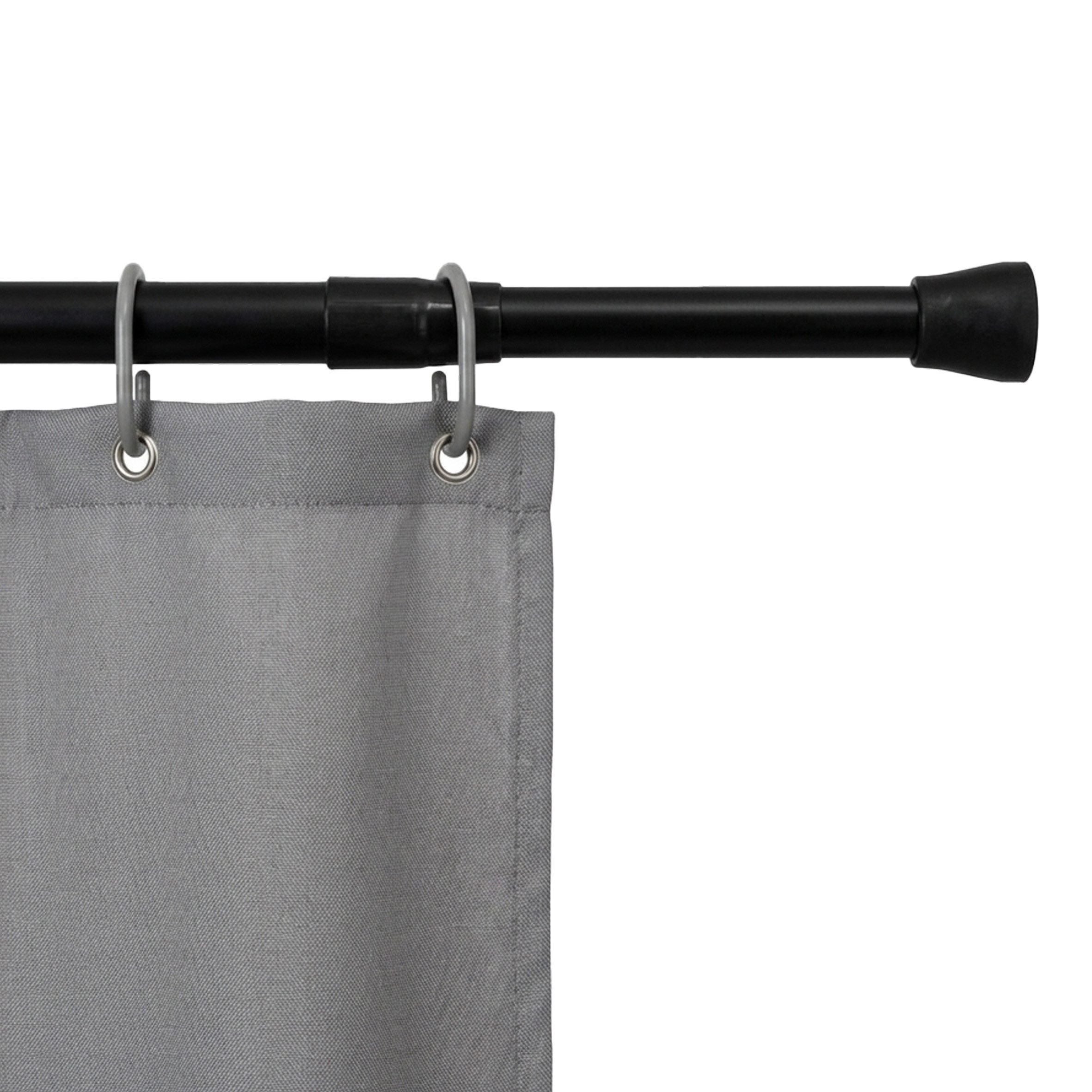 Spetebo Duschstangen-Deckenhalter Teleskopstange zum Einklemmen, für Dusche, Lichterketten und Girlanden, (Anzahl, 1-St., ca. 140–240 cm), Duschvorhangstange ausziehbar