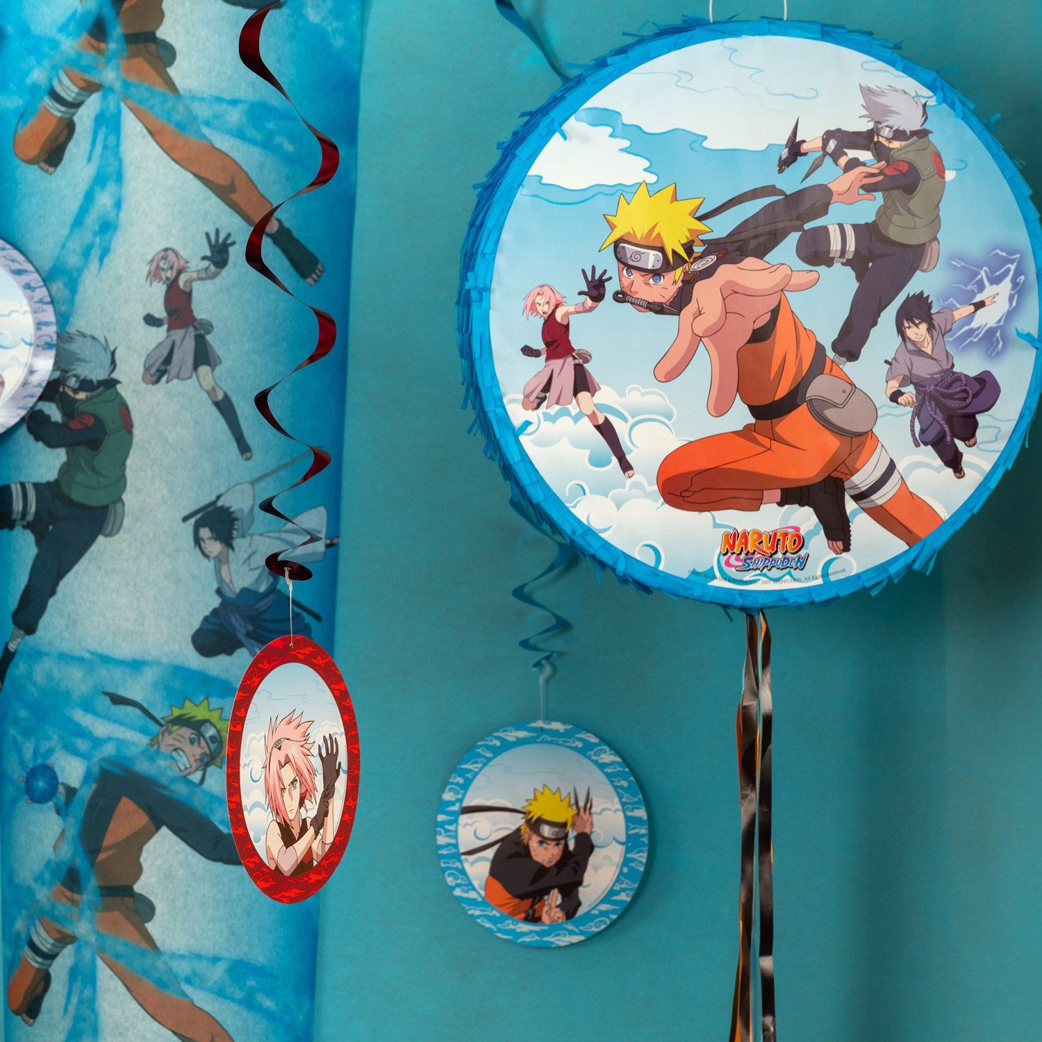 CHAKS Pinata Naruto Pinata 40 cm Party Deko