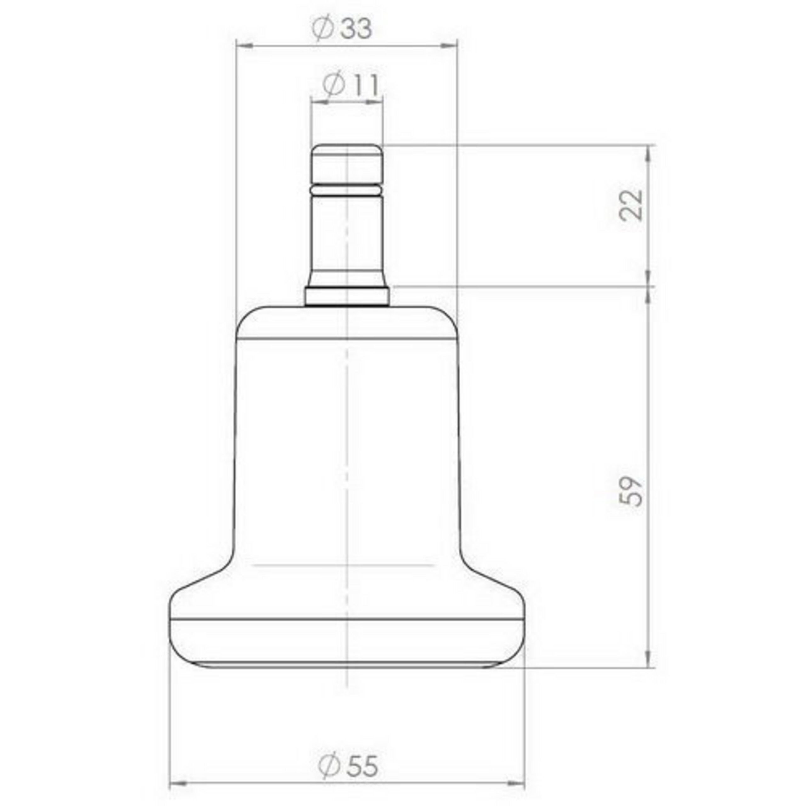 hjh OFFICE Stuhlrolle Stuhlgleiter 5 X Stand Nr. 11 Metall, Kunststoff, (5er Pack), Hartböden & Teppichböden