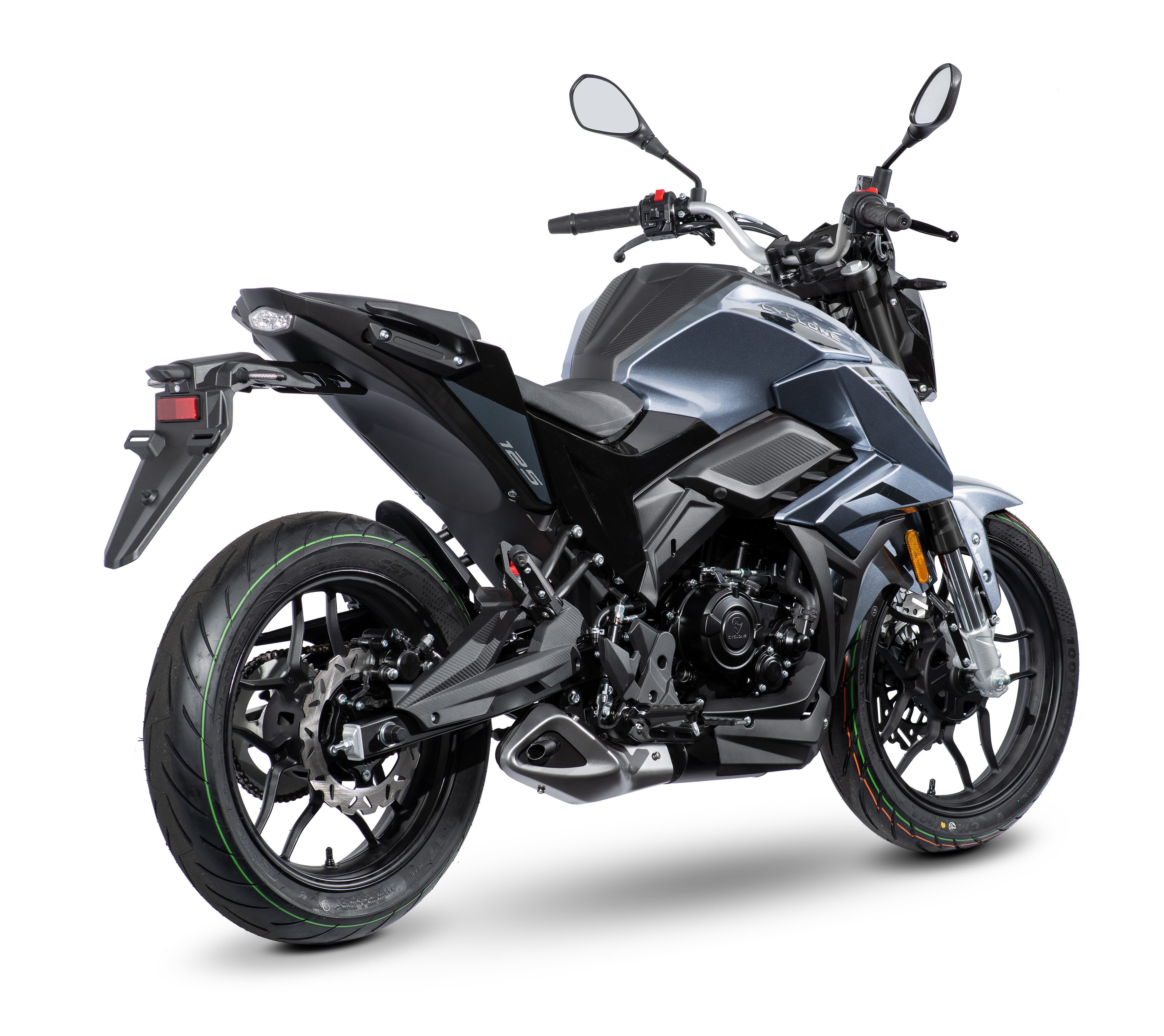 Cyclone Motorrad Batllo5, 125, E5+, Naked, 124 ccm, 95 km/h, Euro 5+, 11 kW, 15 PS, ABS, 125er Naked, digitales Cockpit