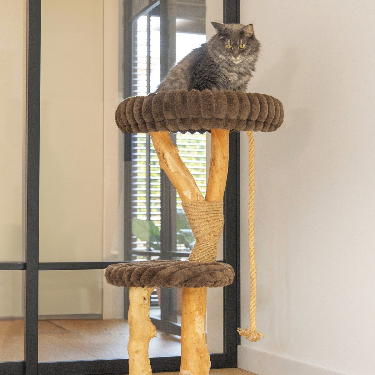 Designed By Lotte Kratzbaum Kratzbaum Reya braun aus Holz