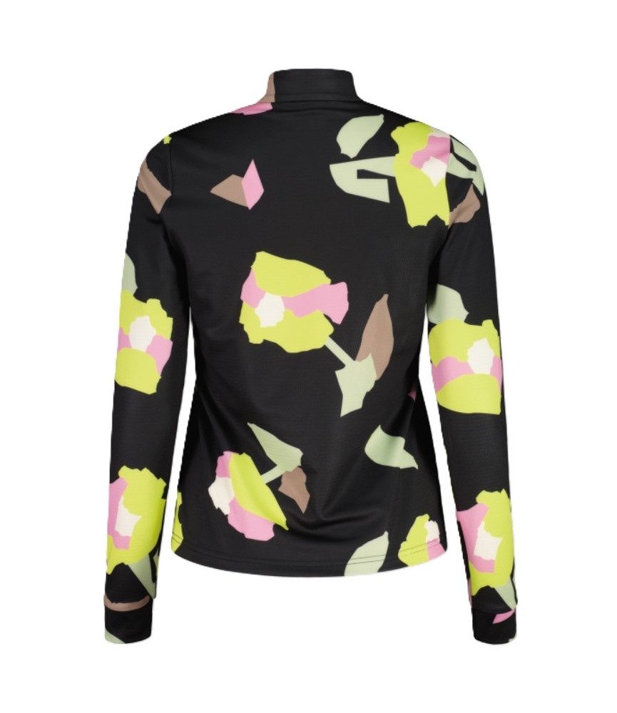 Maloja Langarmshirt SawangM Adventure Midlayer Shirt (warm, 4-Wege-Stretch) schwarz/bunt