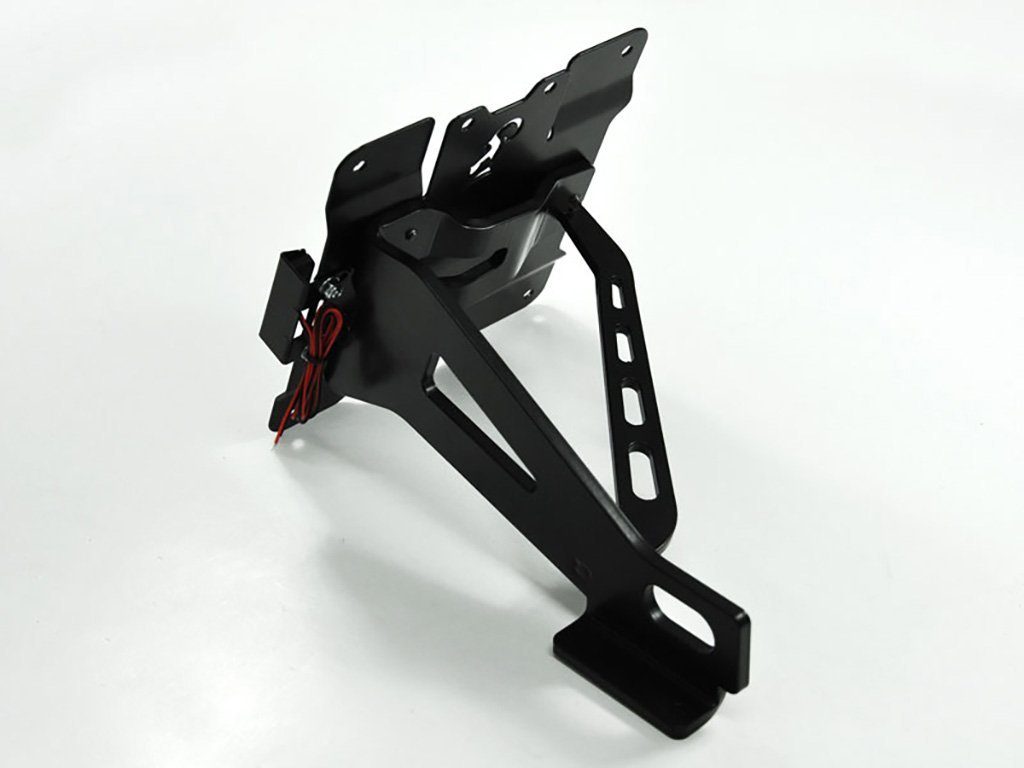 ZIEGER Kennzeichenhalter seitlicher Kennzeichenhalter kompatibel mit Harley Davidson Sportster