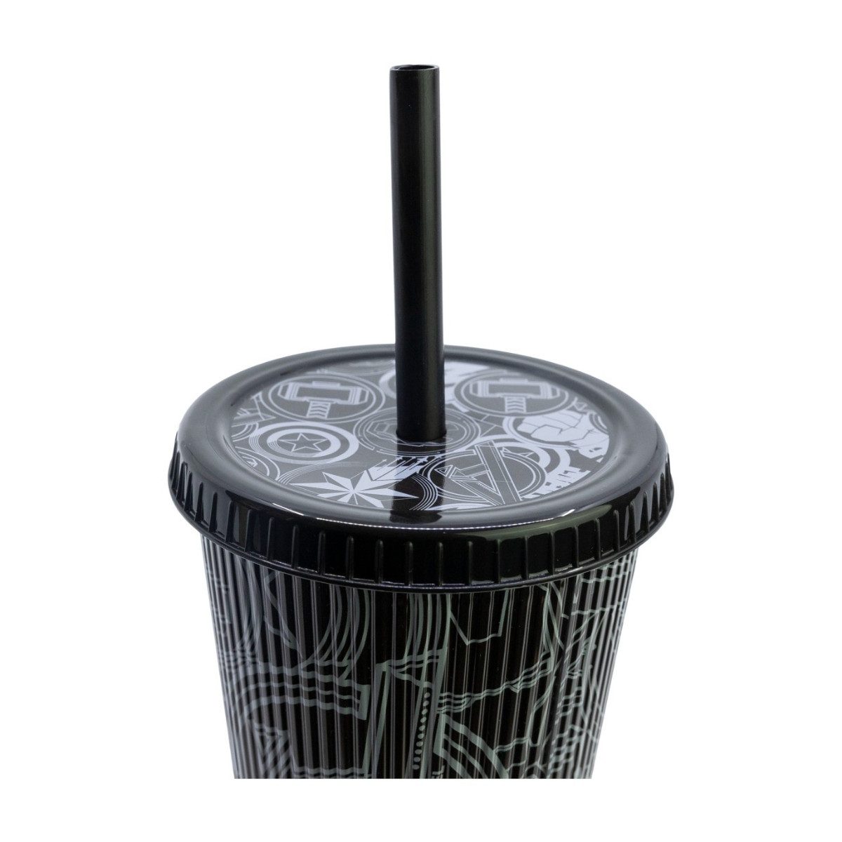 MARVEL Mehrwegbecher 790 ml mit strukturierter Oberfläche und Deckel für unterwegs, (Packung)
