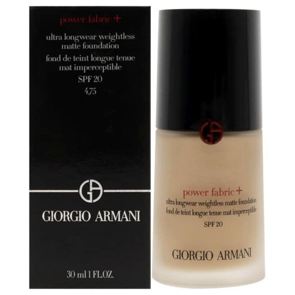 Giorgio Armani Foundation Matt Makeup Power Fabric (Matte Foundation) 30ml - Shade: 4.75