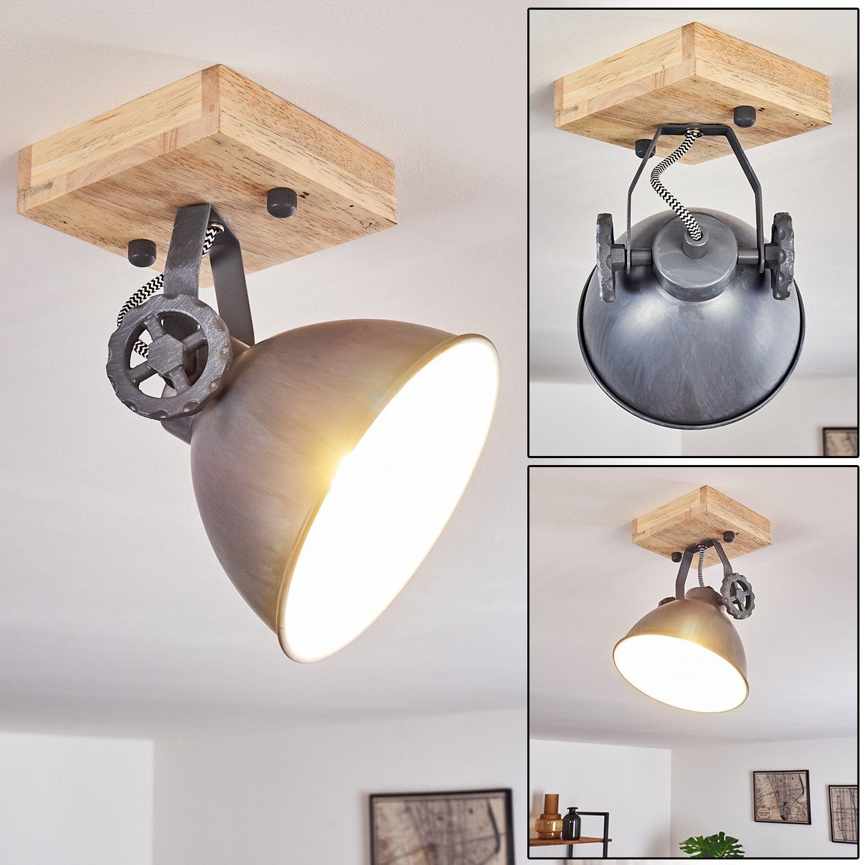 hofstein Deckenleuchte »Mot« Wandlampe aus Metall günstig online kaufen