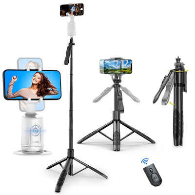 KINSI Gimbal Smartphone, Selfie-Stange, Bluetooth Selfie Stock Stativ Gimbal (Bluetooth-Fernbedienung, Teleskop-Selfie-Stick, Stand-Stativ)
