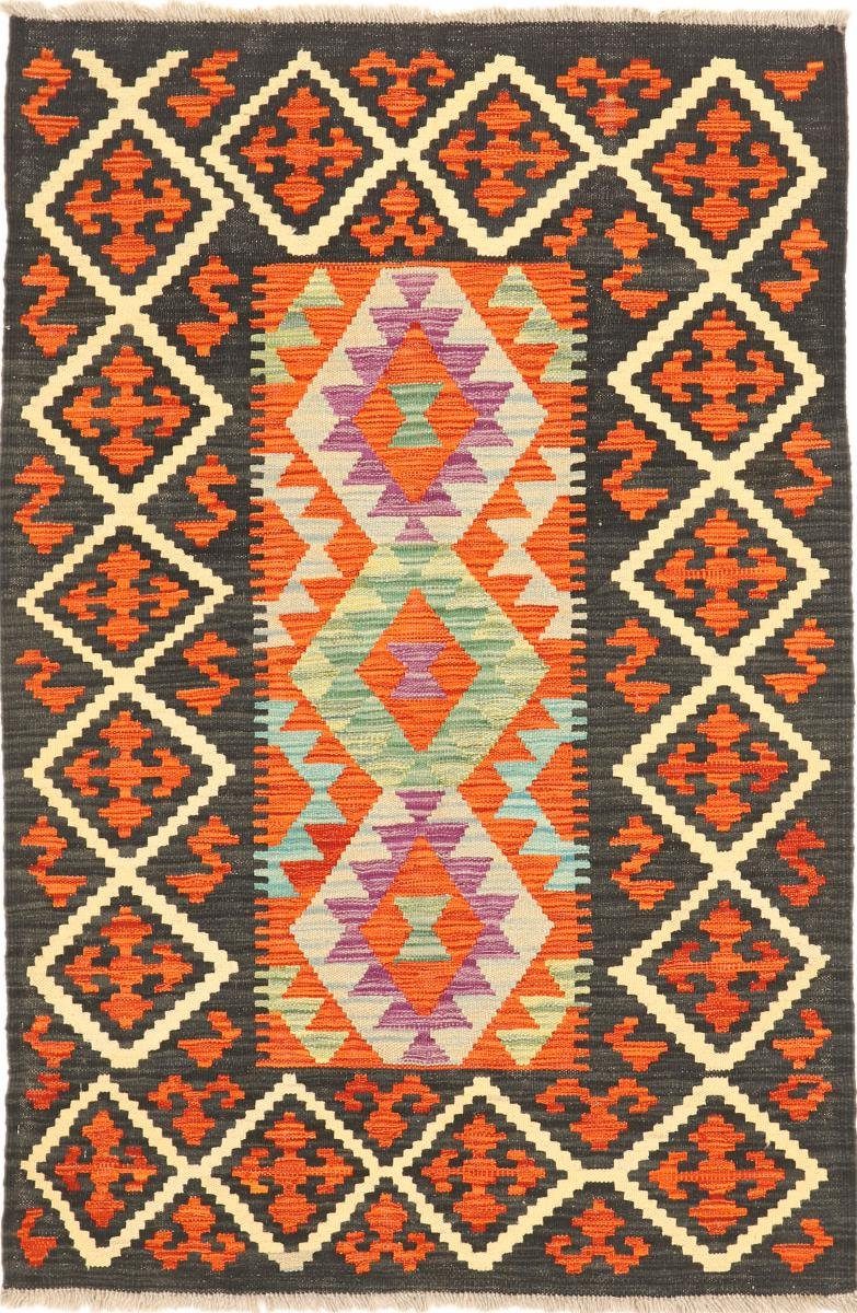 Orientteppich Kelim Afghan Heritage 101x151 Handgewebter Moderner Orientteppich, Nain Trading, rechteckig, Höhe: 3 mm