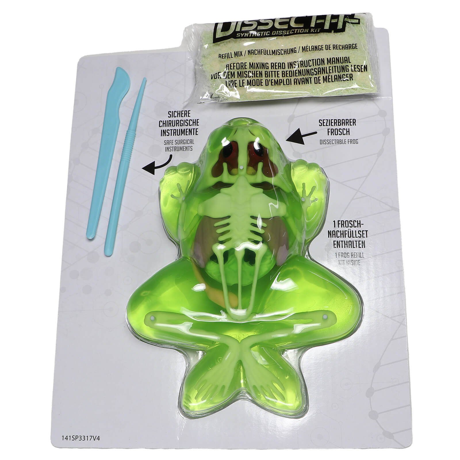 Slimy® Lernspielzeug Slimy Lab Frosch Experimentieren Forschen Sezier Schleim Labor Mint – Bild 4 von 5