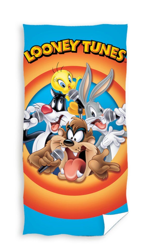 Looney Tunes Space Jam Badetuch Handtuch Strandtuch Duschtuch 70 x 140 cm 