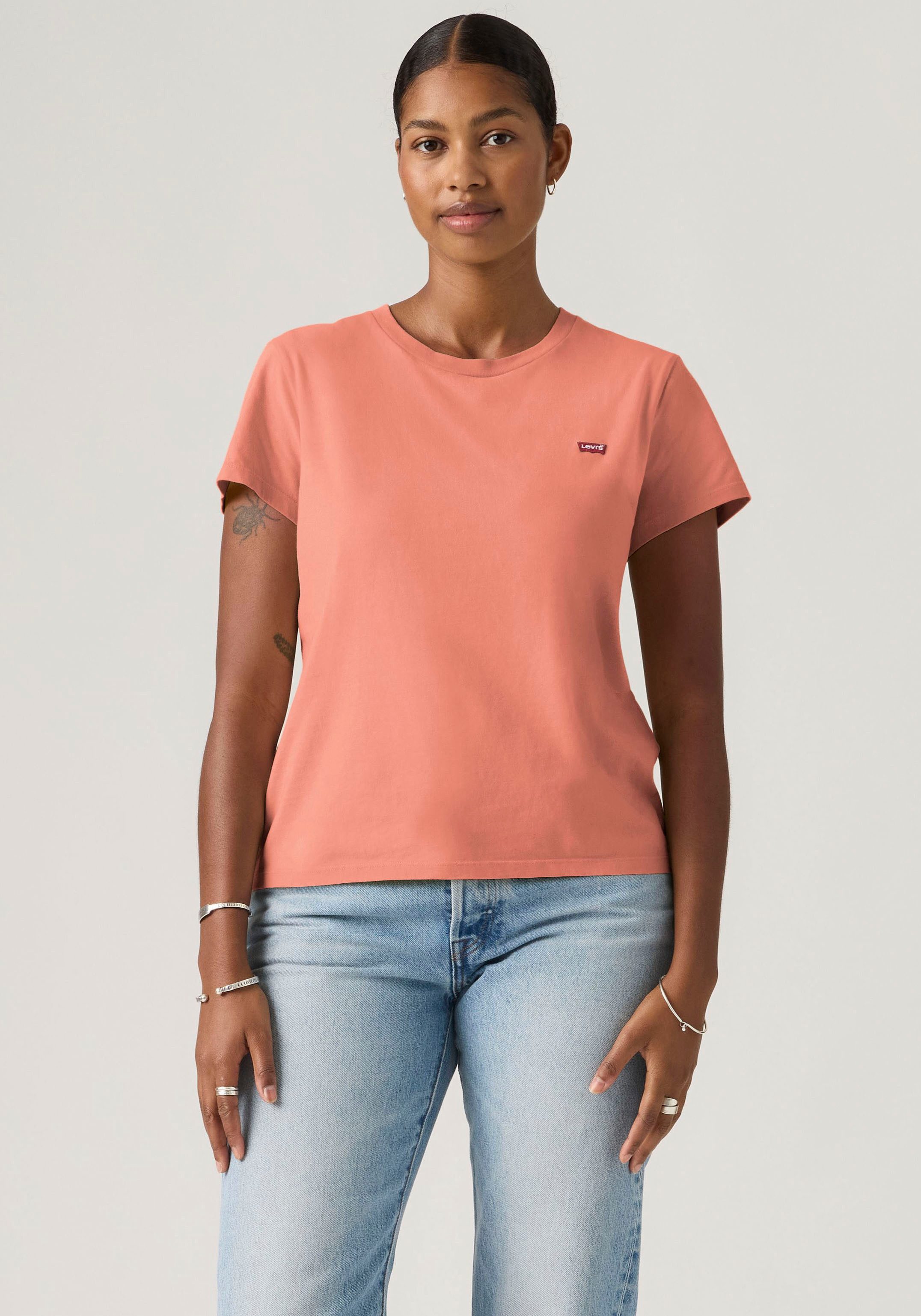 Levi's® T-Shirt TEE Minilogo mit kleiner Logostickerei